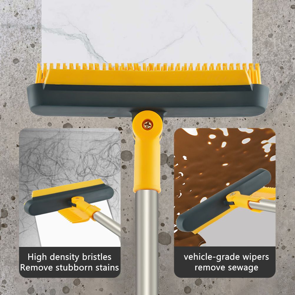 2 in 1 Floor Brush Scrub Brush Cleaning Brush with Adjustable Long Handle view 10