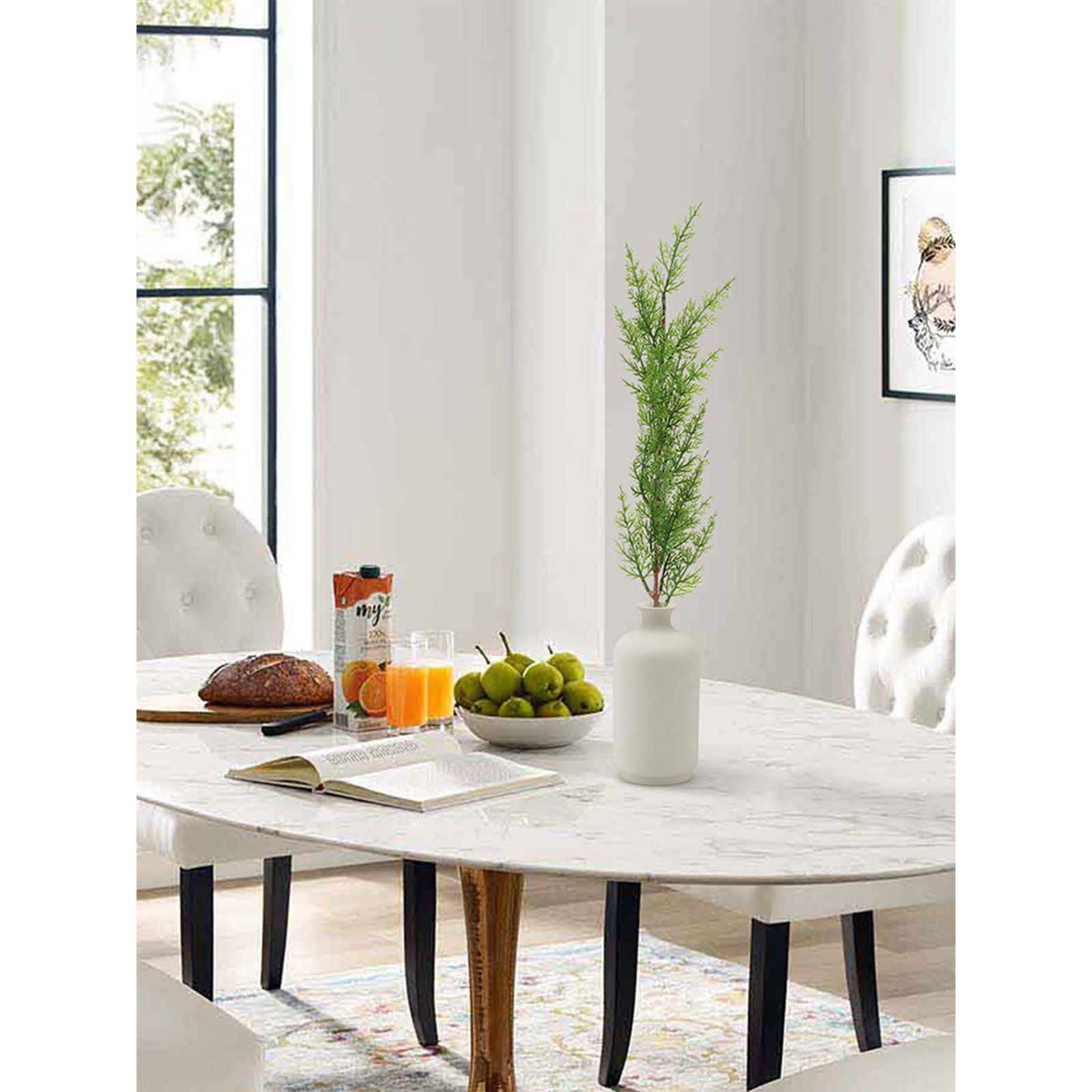Simulation of Cypress Branches Leaves Simulation Plants for Home Decoration view 6