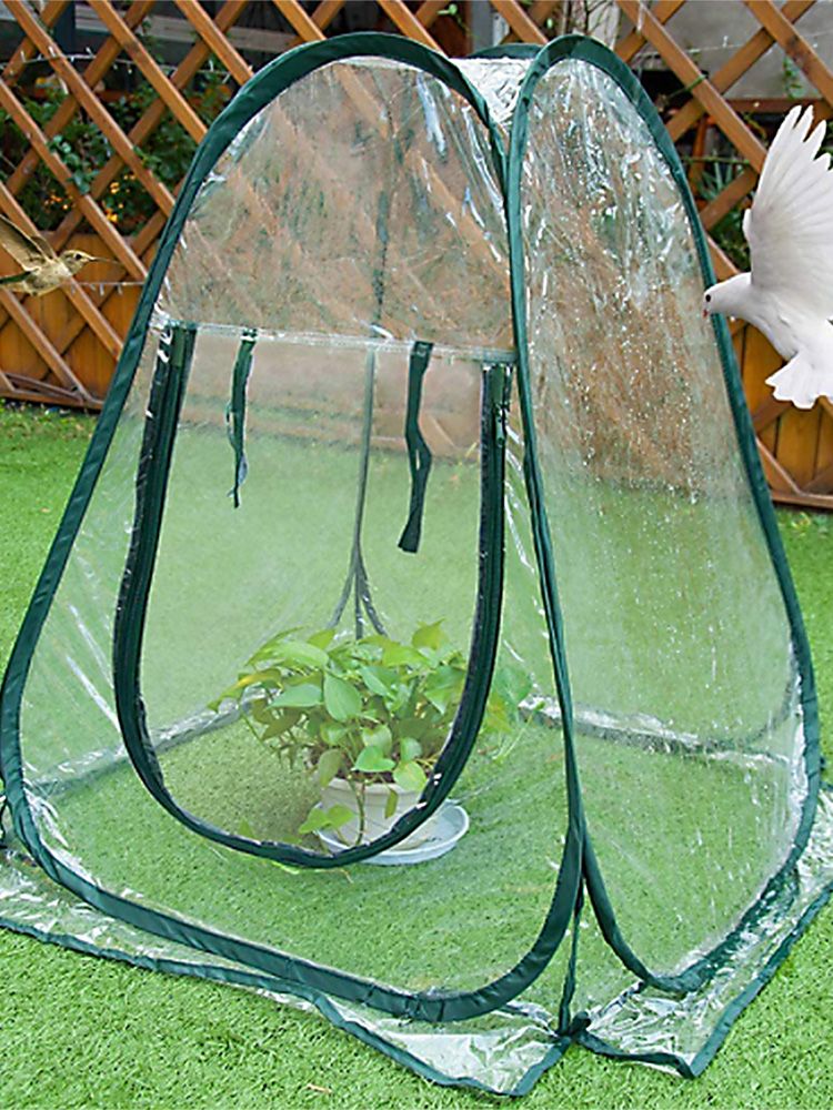 Foldable Portable Mini Home Garden Greenhouse Succulent Flower Warm Cover view 9