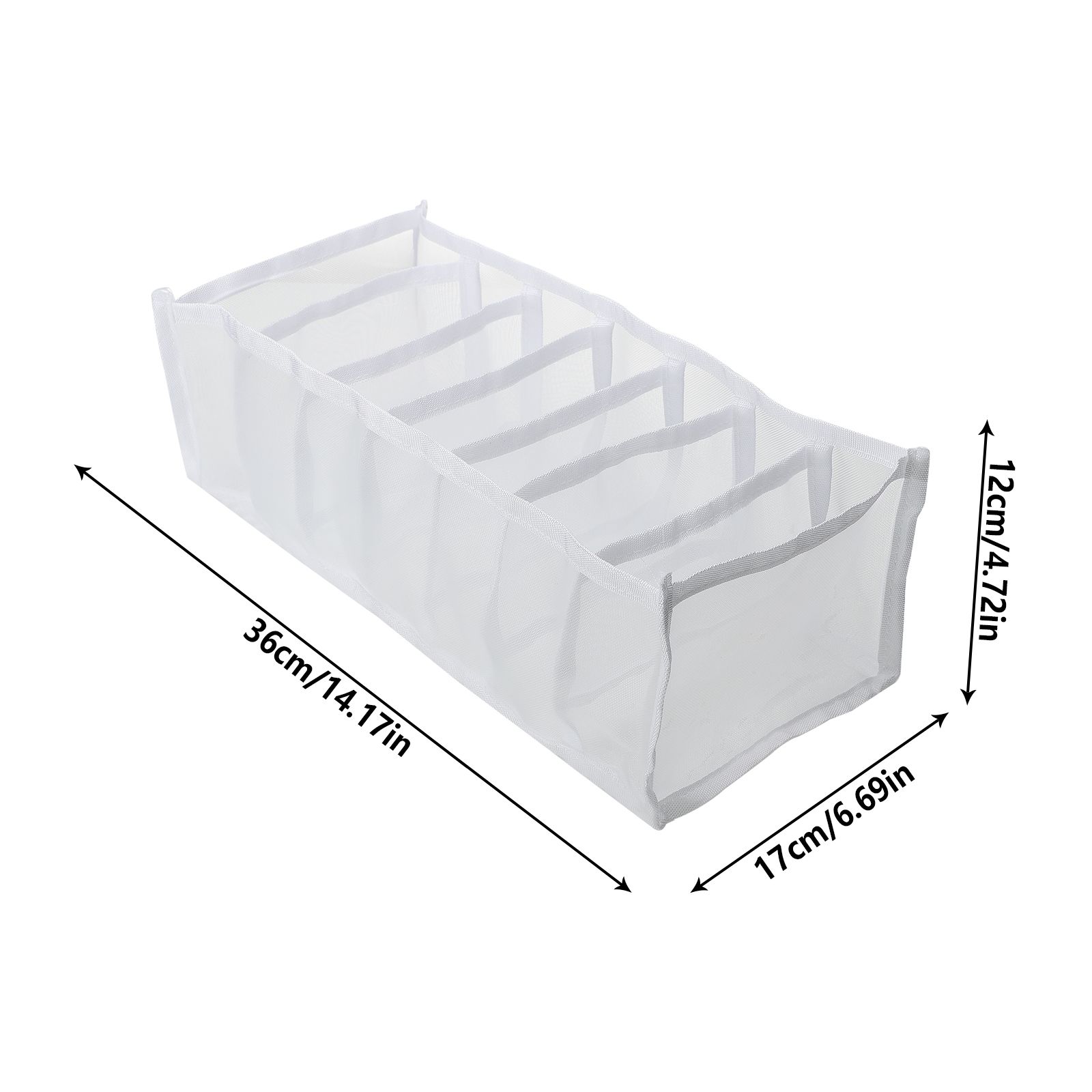 Wardrobe Clothes Organizer Foldable Drawer Clothes Compartment Storage Box for view 11