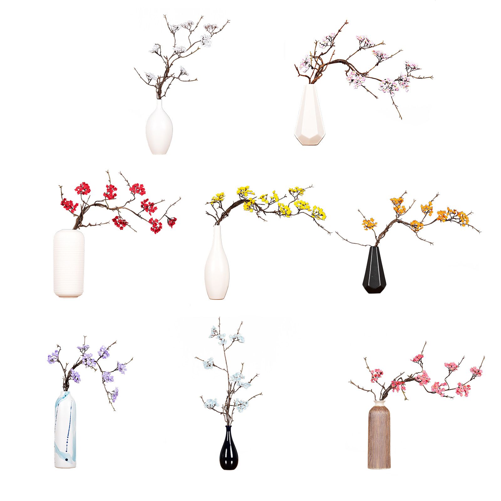 3pcs Artificial Flowers DIY Decoration False Flowers view 6