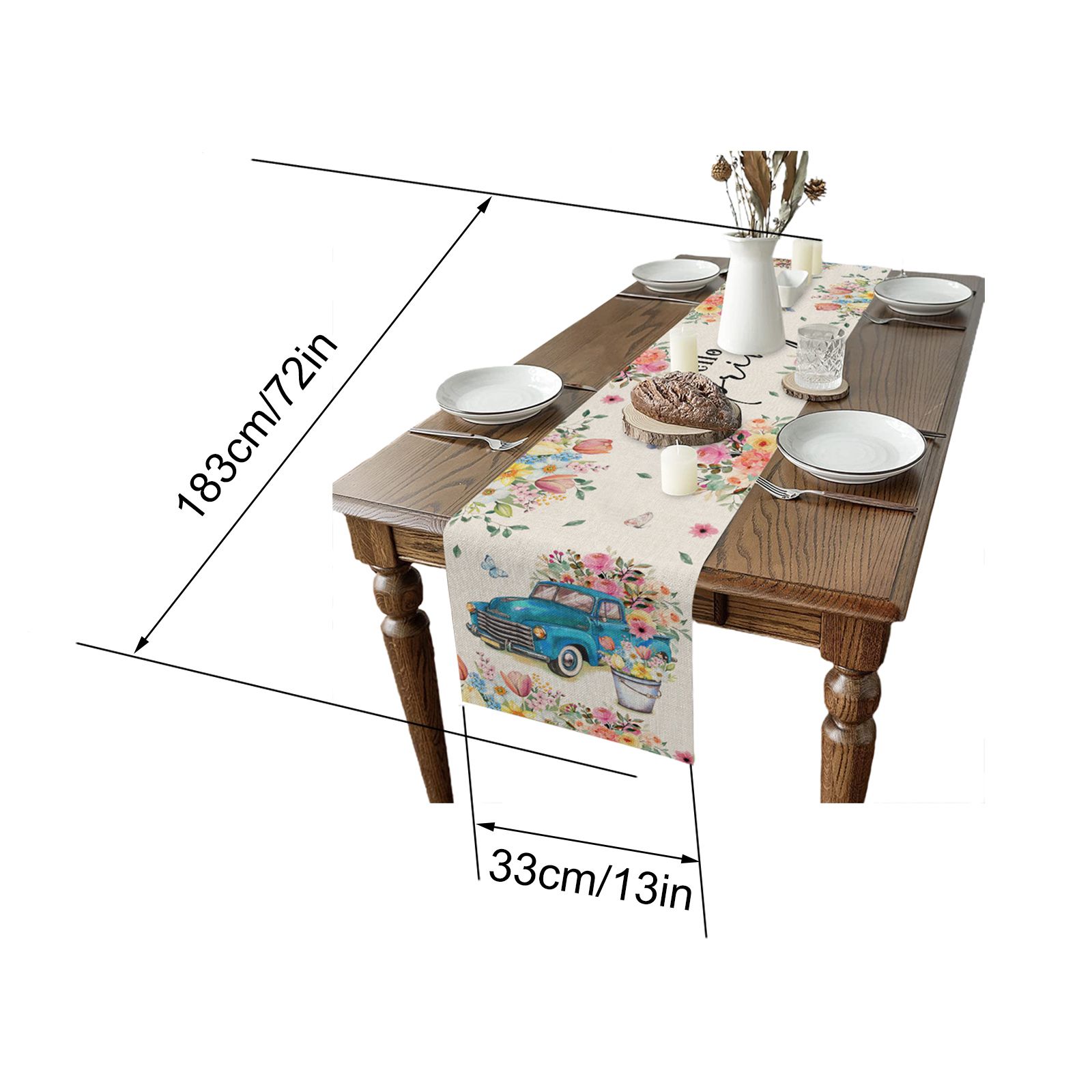 Washable Napkin Table Flag Table Runner Table Napkin Table Cloth view 4