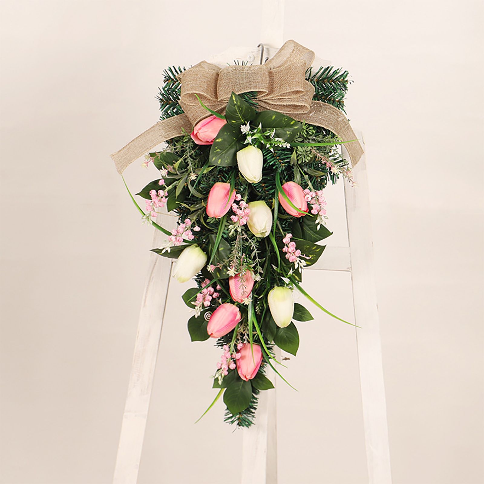 Simulation Wreath Door Hanging Wreath Artificial Decorative Wreath for Home view 10