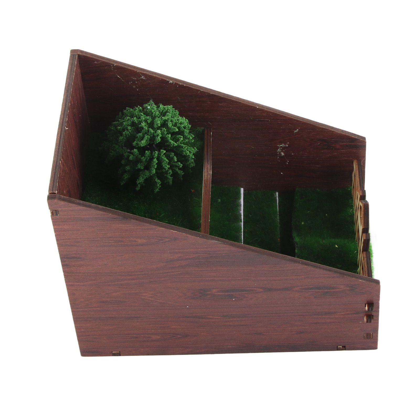 Bookshelf Insert Decoration Wood Miniature Gnome Cave Garden Bookshelf Insert view 4