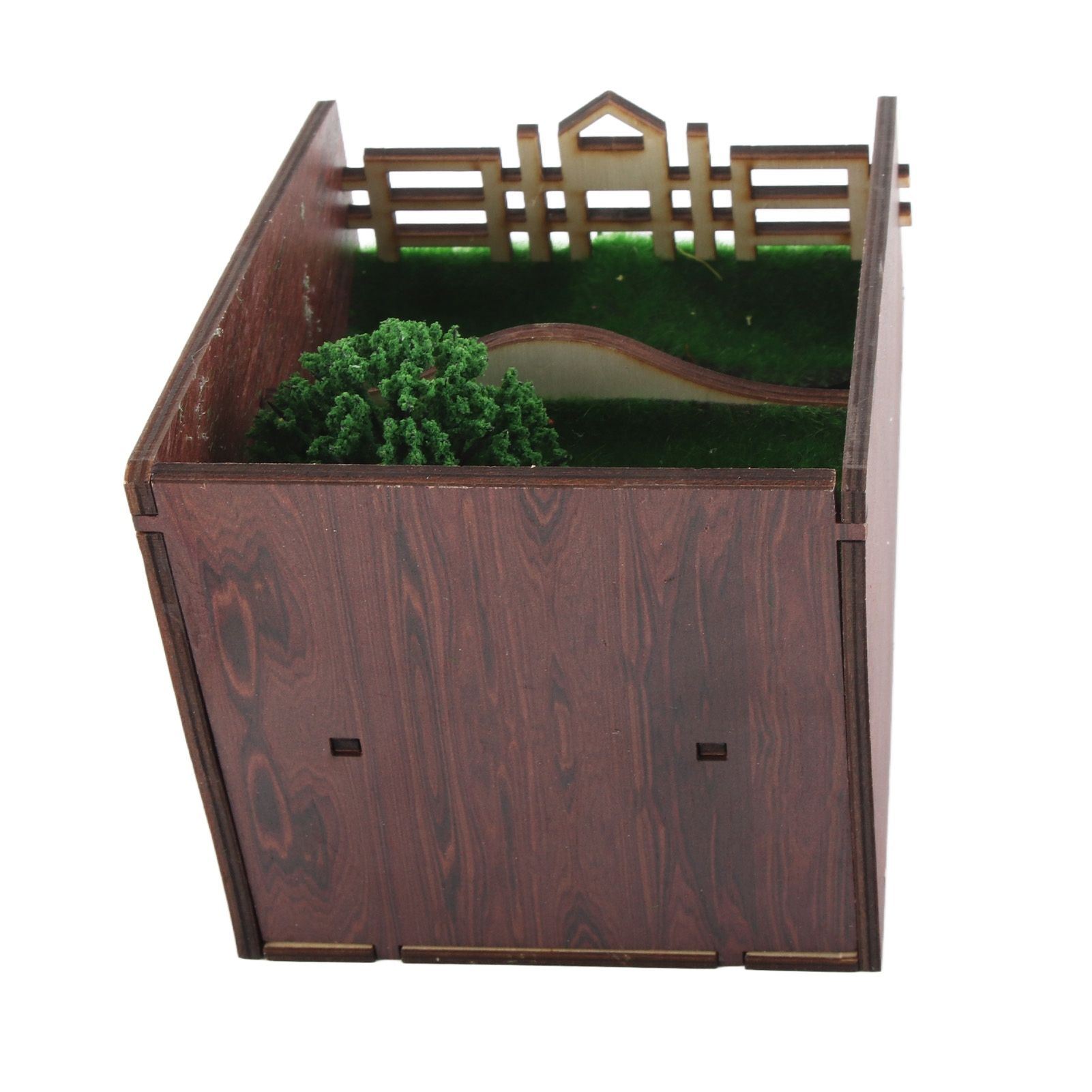 Bookshelf Insert Decoration Wood Miniature Gnome Cave Garden Bookshelf Insert view 6
