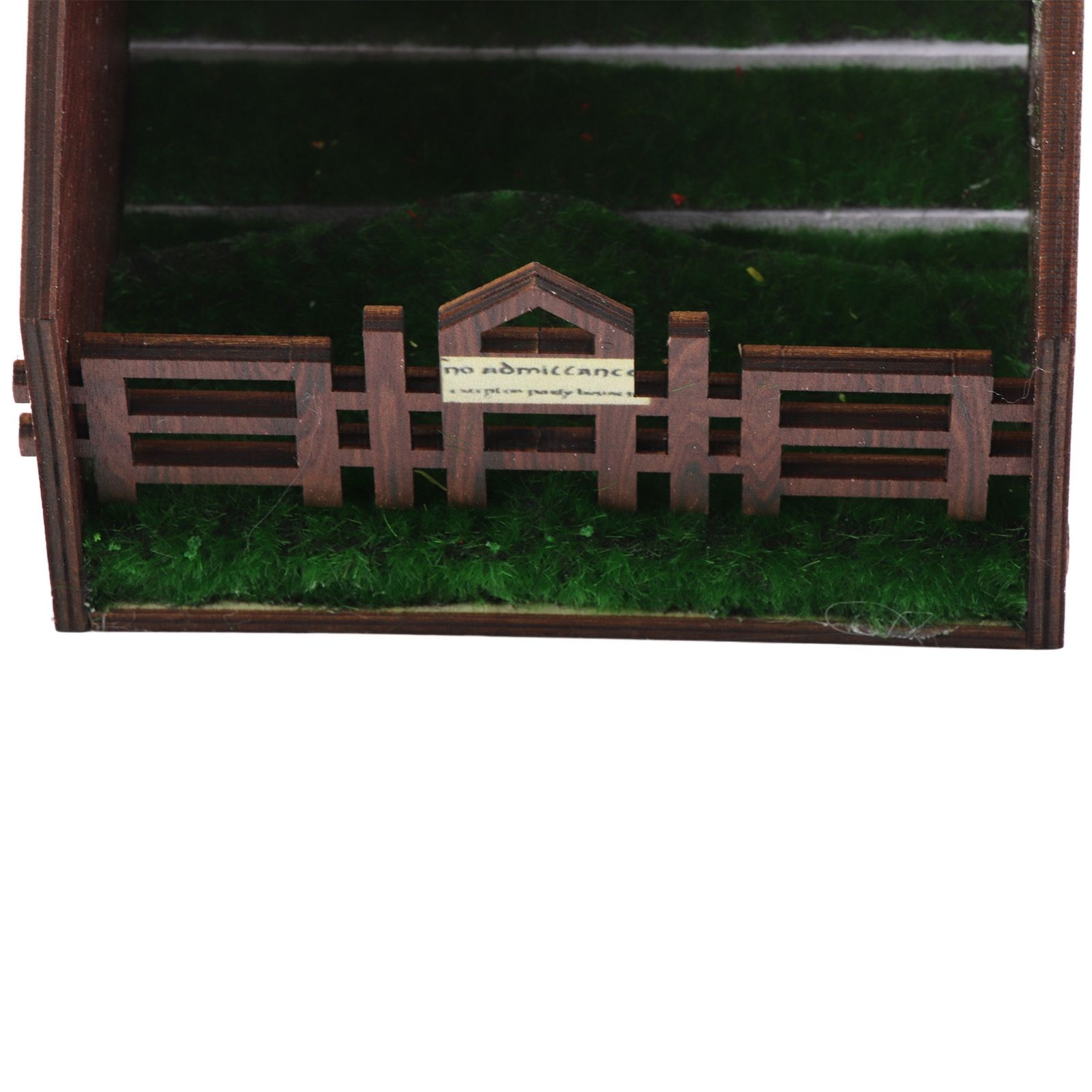 Bookshelf Insert Decoration Wood Miniature Gnome Cave Garden Bookshelf Insert view 11