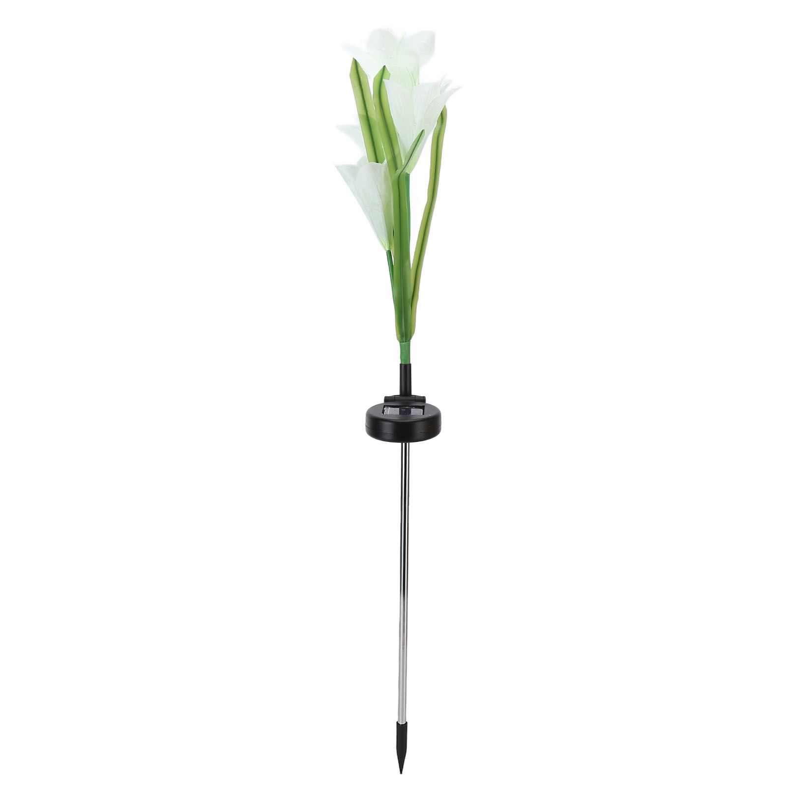 Solar Powered Flower Lights Waterproof Outdoor Solar Garden Stake Lights for view 2
