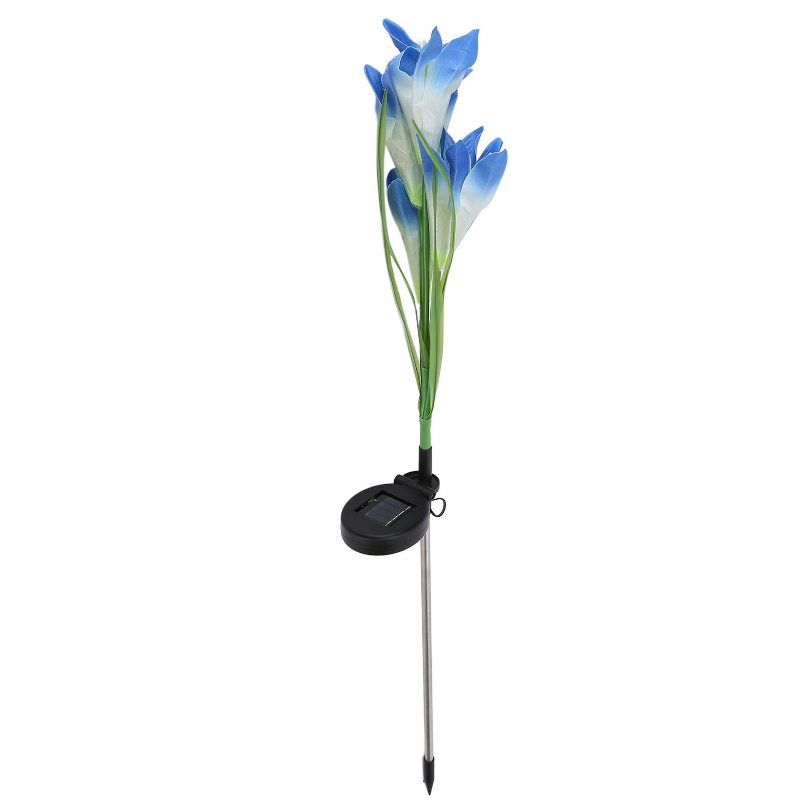 Solar Powered Flower Lights Waterproof Outdoor Solar Garden Stake Lights for view 2