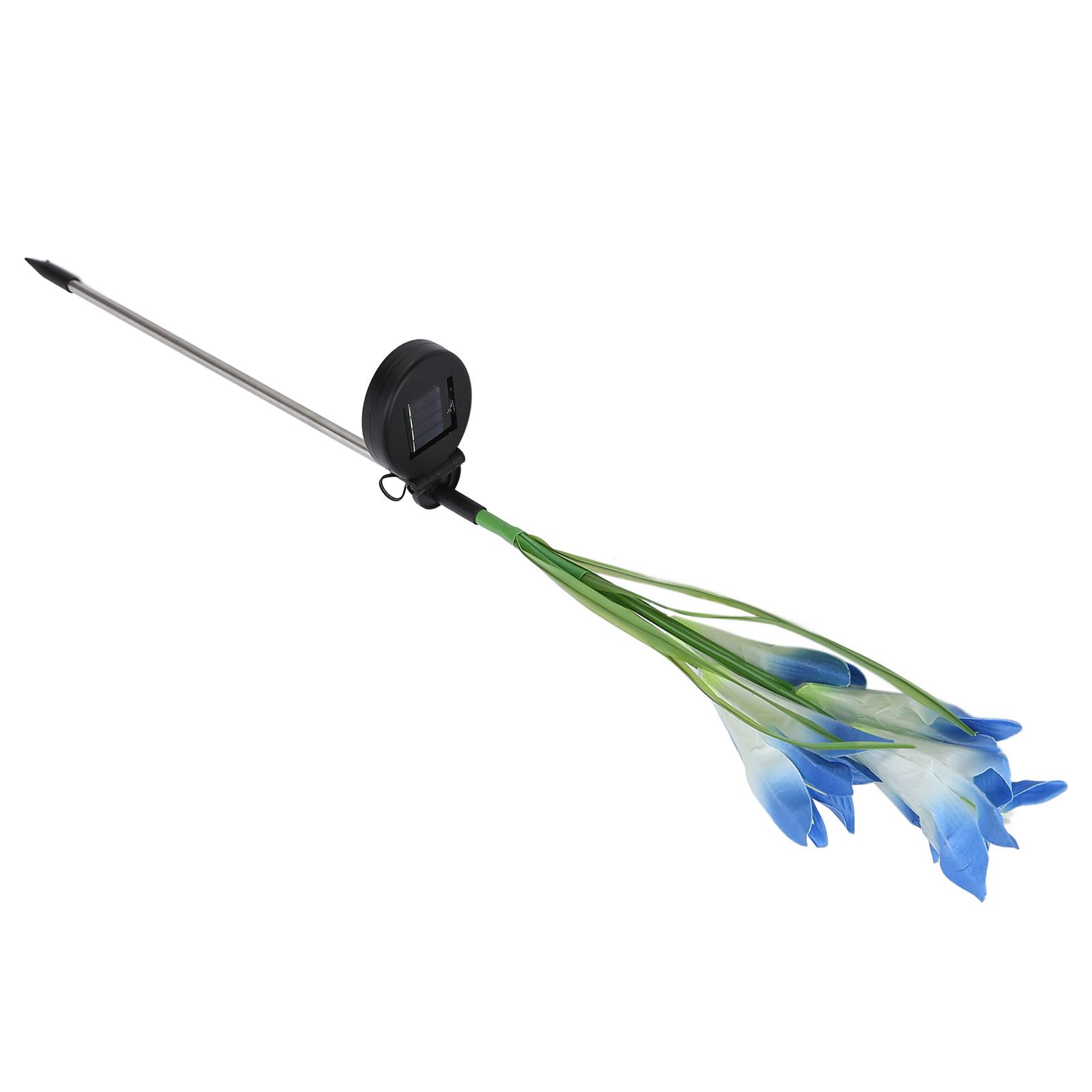 Solar Powered Flower Lights Waterproof Outdoor Solar Garden Stake Lights for view 3