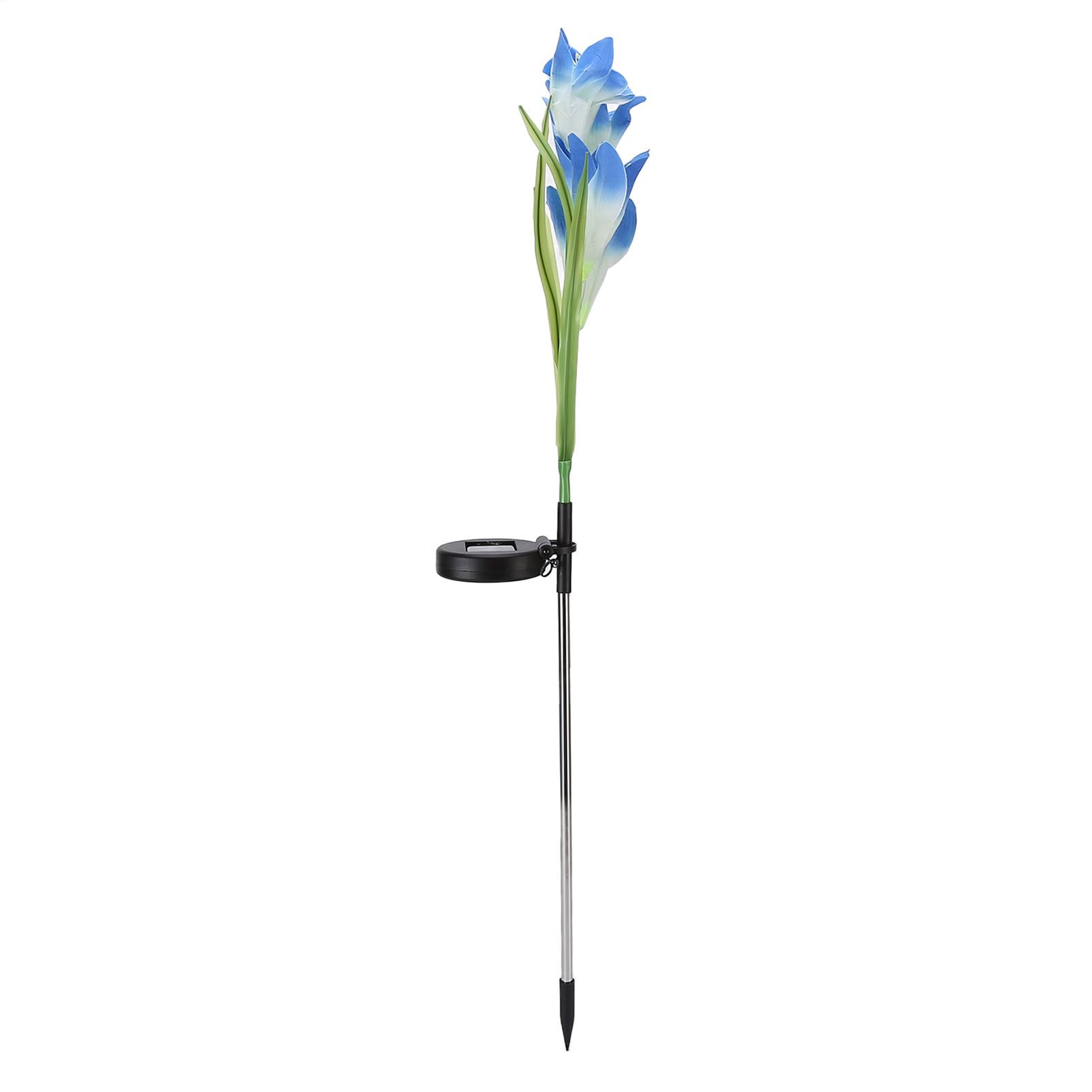 Solar Powered Flower Lights Waterproof Outdoor Solar Garden Stake Lights for view 4