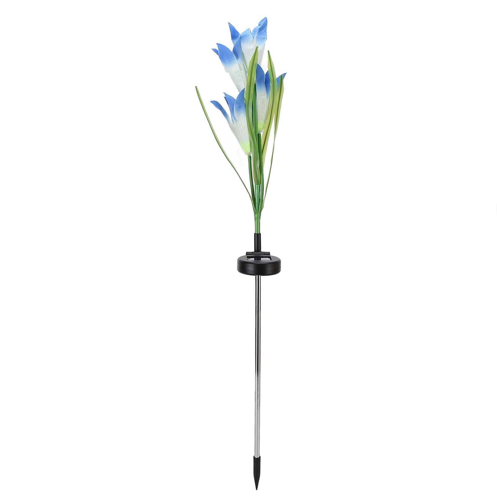 Solar Powered Flower Lights Waterproof Outdoor Solar Garden Stake Lights for view 5
