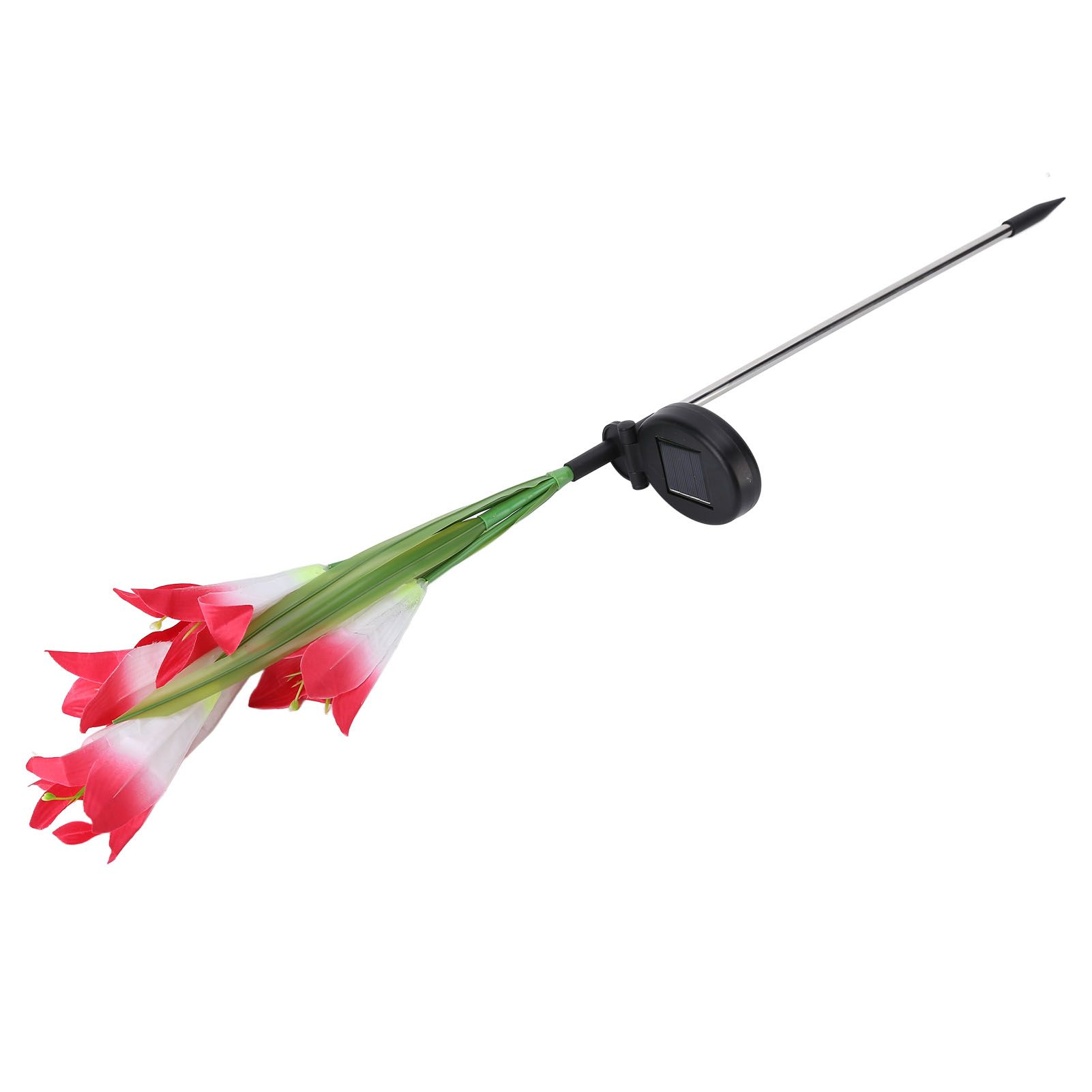 Solar Powered Flower Lights Waterproof Outdoor Solar Garden Stake Lights for view 3