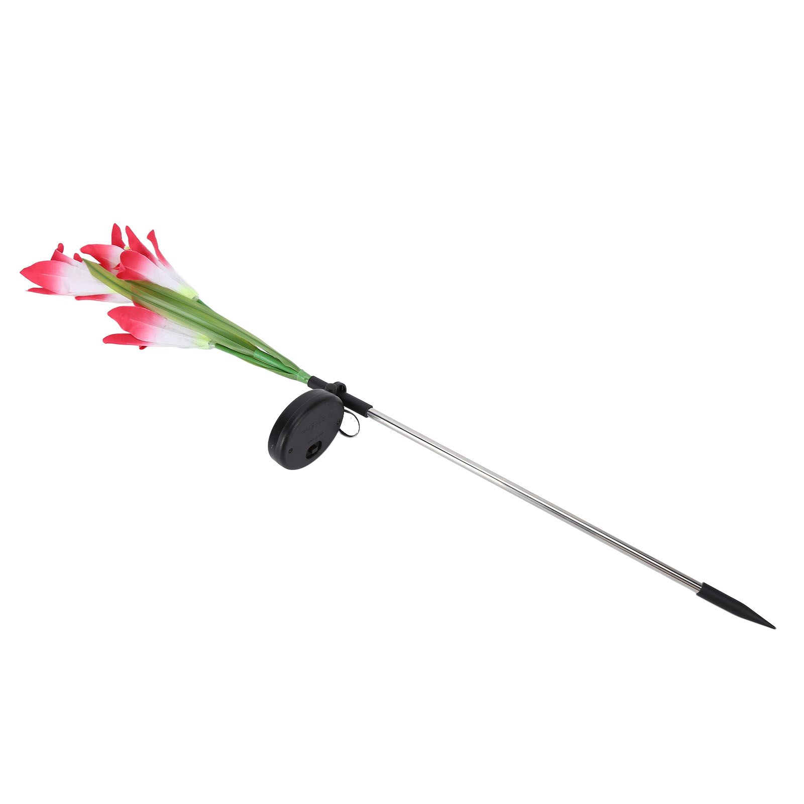 Solar Powered Flower Lights Waterproof Outdoor Solar Garden Stake Lights for view 4