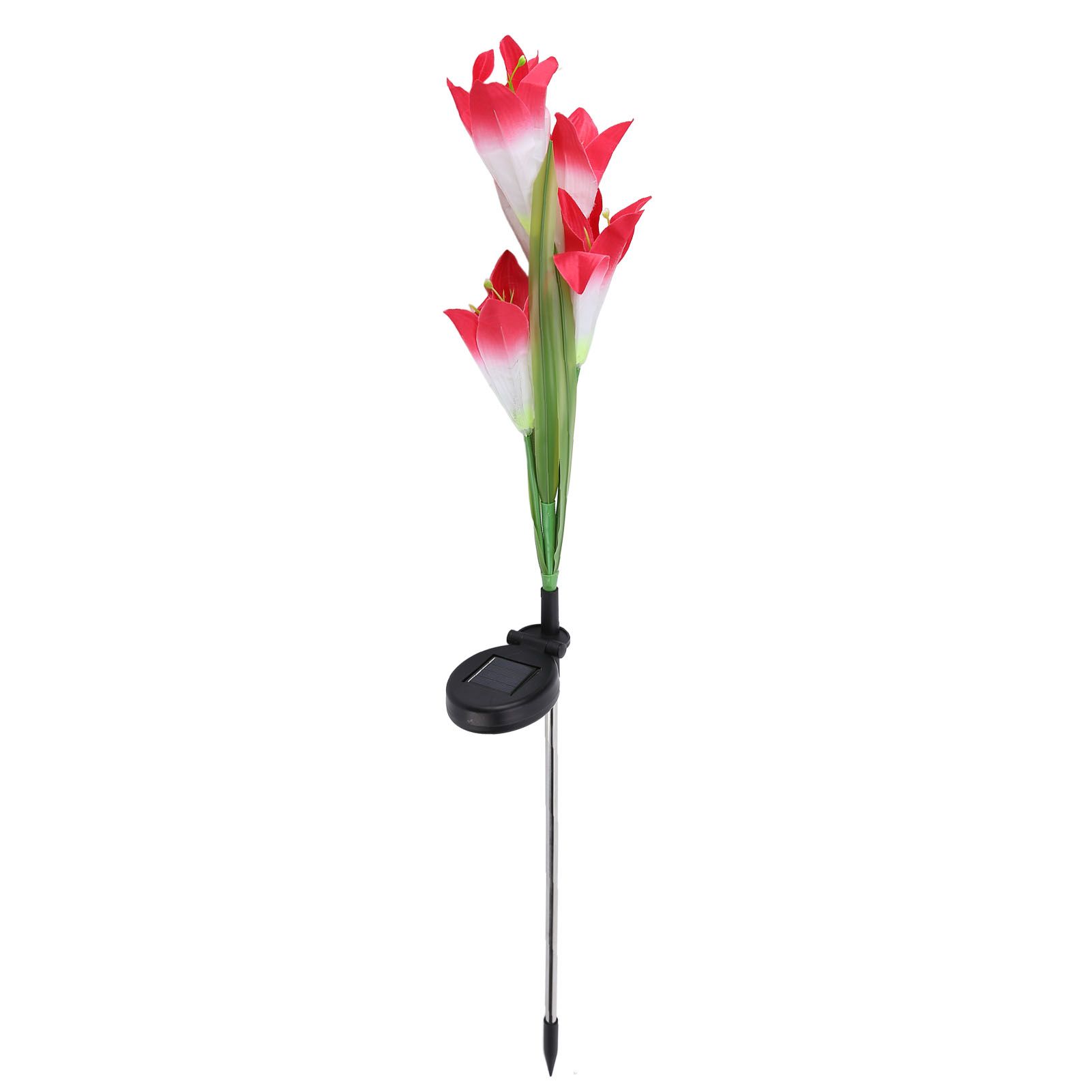 Solar Powered Flower Lights Waterproof Outdoor Solar Garden Stake Lights for view 6