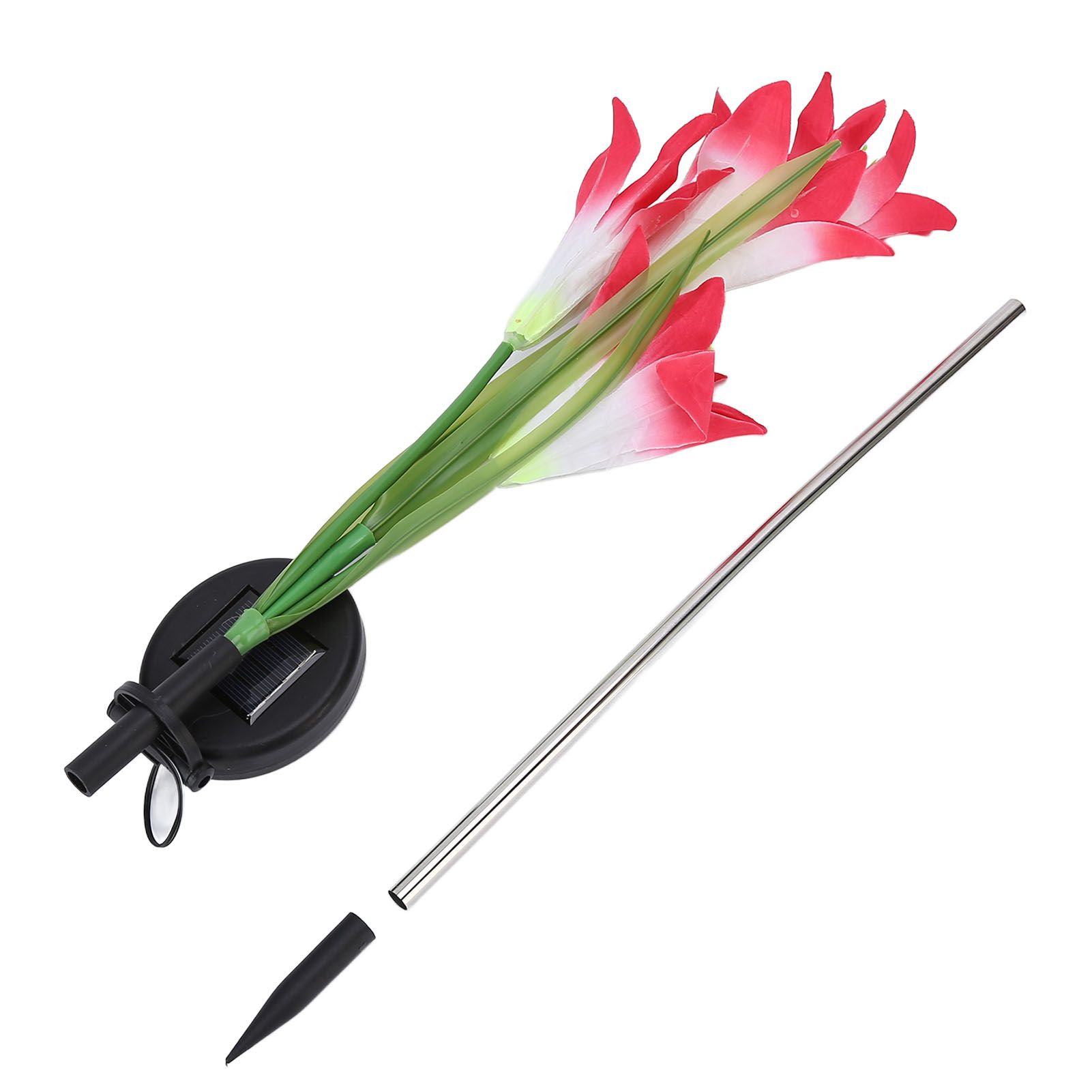 Solar Powered Flower Lights Waterproof Outdoor Solar Garden Stake Lights for view 8