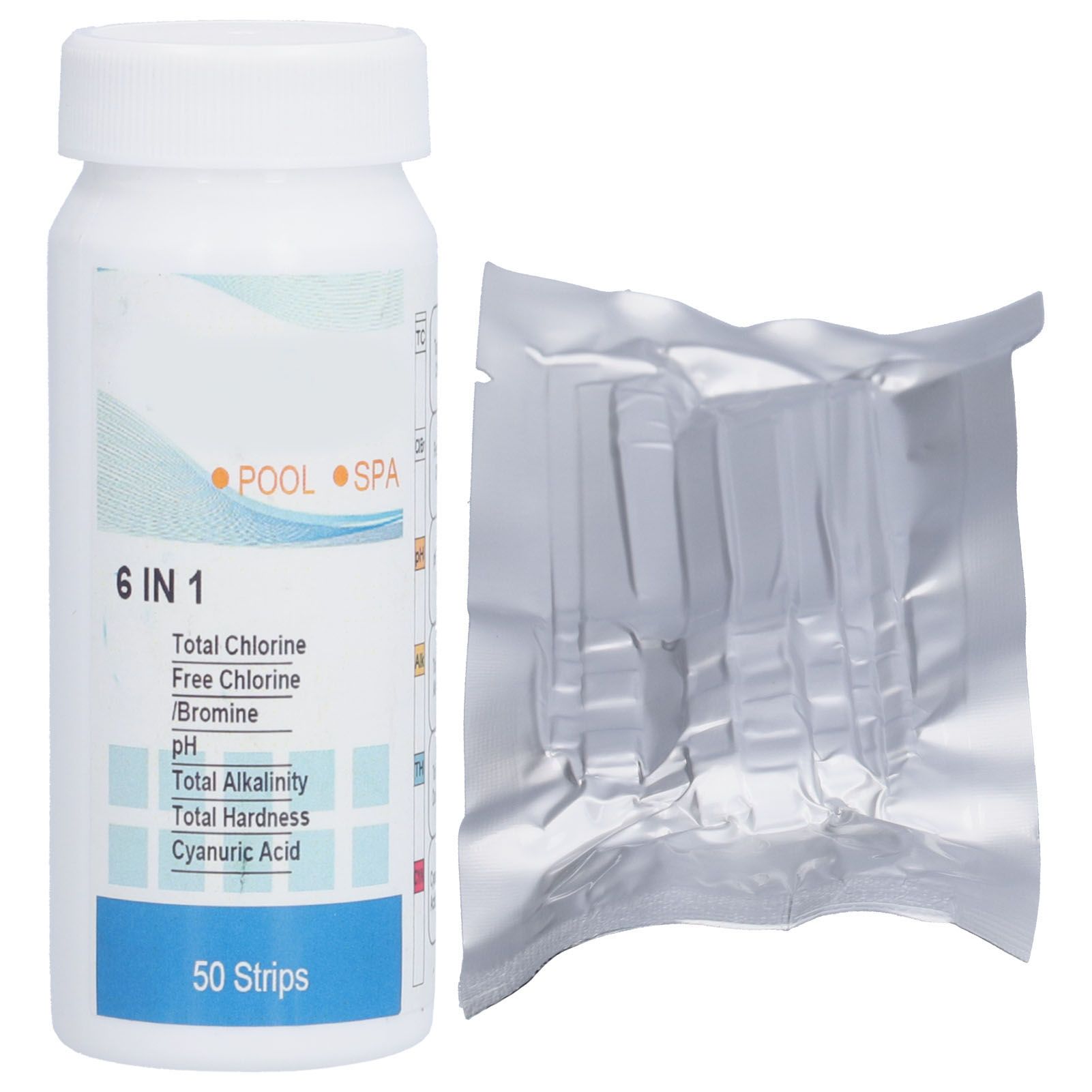 Pool Test Strips Durable Quick Portable Easy to Operate Pa Test Strips for
