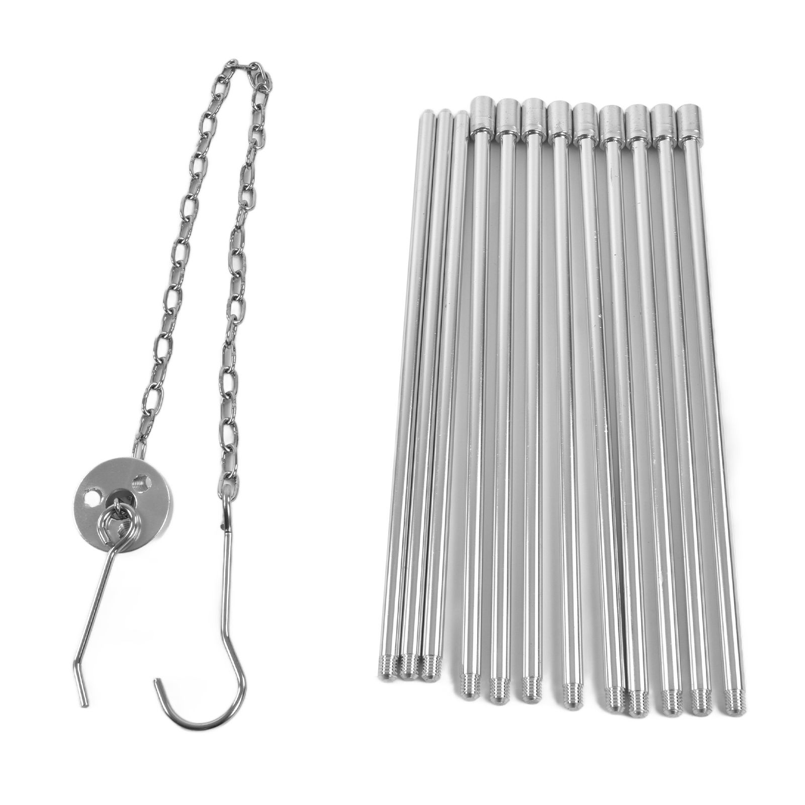4 Section Campfire Tripod Portable Aluminum Alloy Hanging Pot Tripod for Outdoor view 8