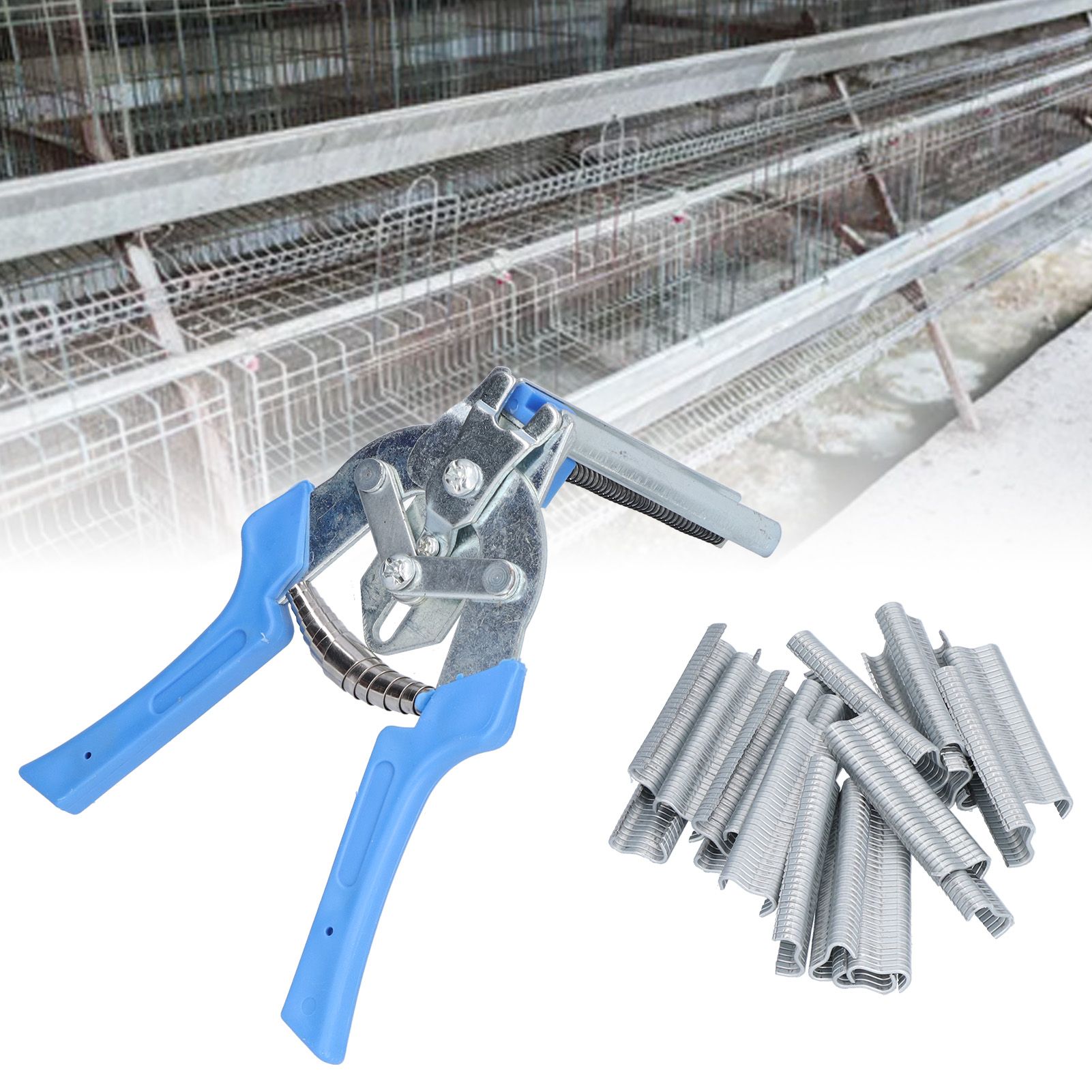 Hog Ring Pliers Kit Semi Automatic Convenient M Nail Pliers for Chicken Cage view 11