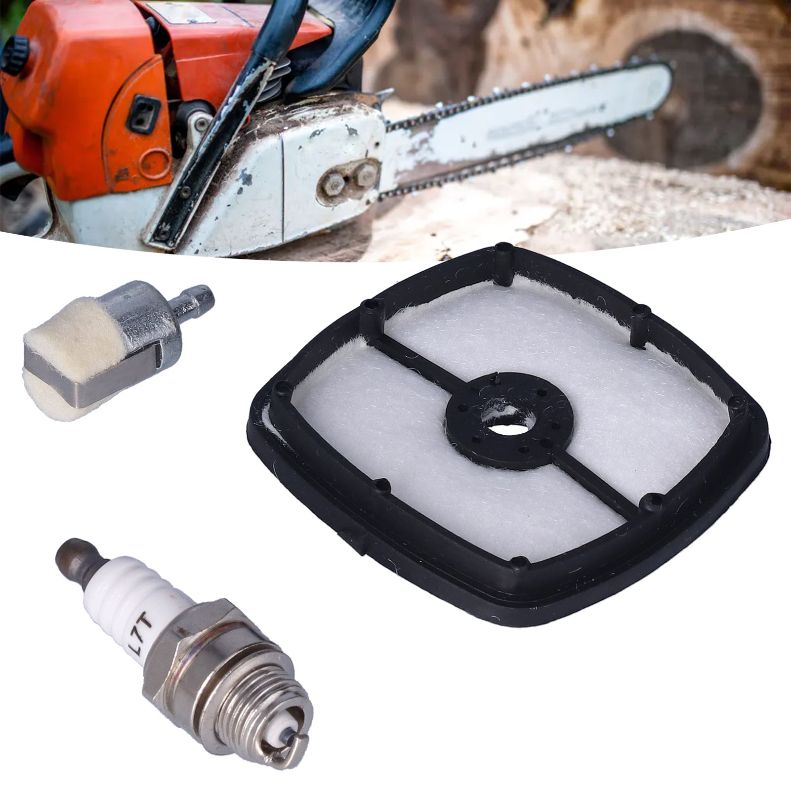 Air Filter Repower Tune Up Kit for SRM210 Oil Filter Spark Plug Kit for Lawn view 12
