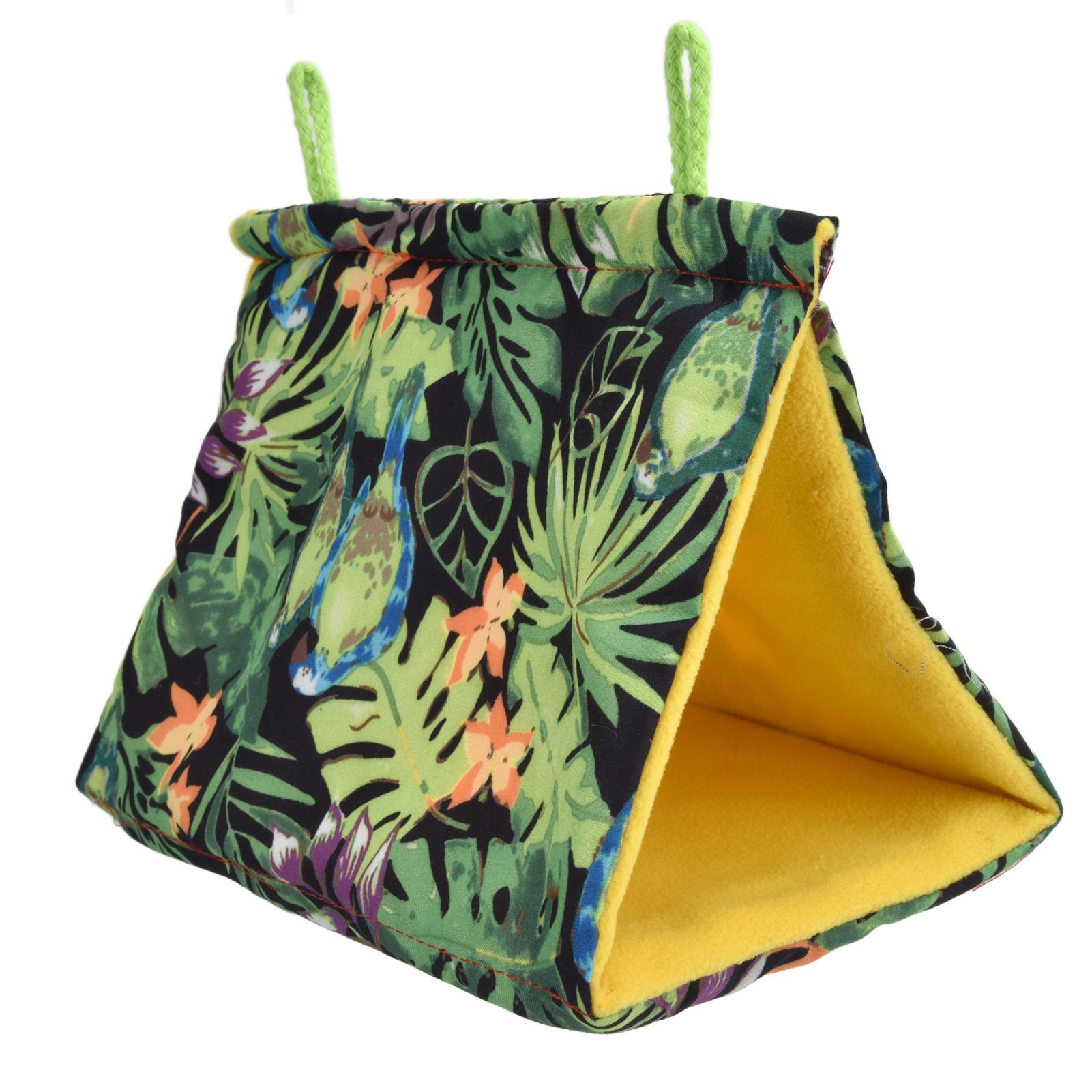 Pet Bird Nest Hammock Triangle Shade Bird Nest Hanging Parrot Hut Tent Bird view 2
