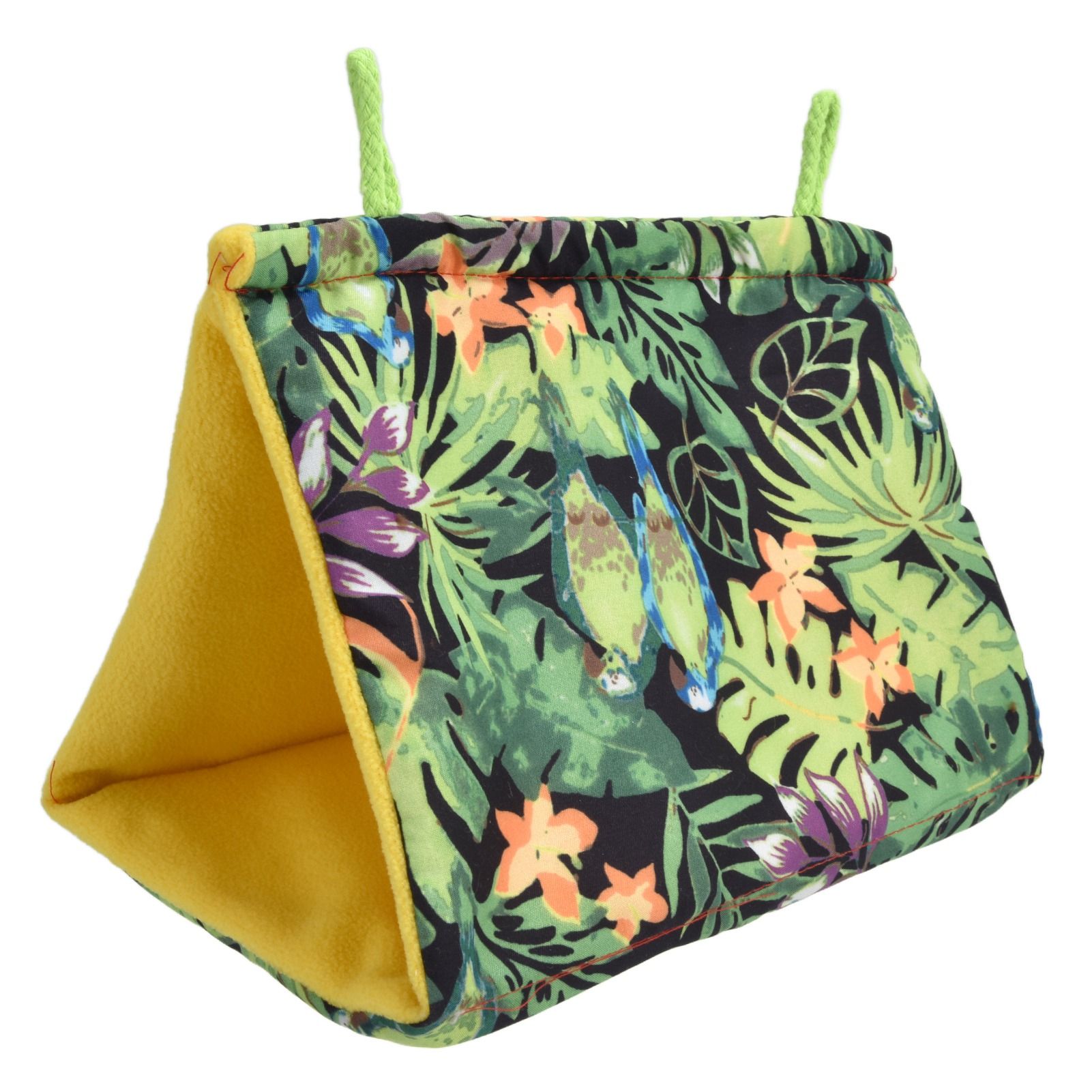Pet Bird Nest Hammock Triangle Shade Bird Nest Hanging Parrot Hut Tent Bird view 5