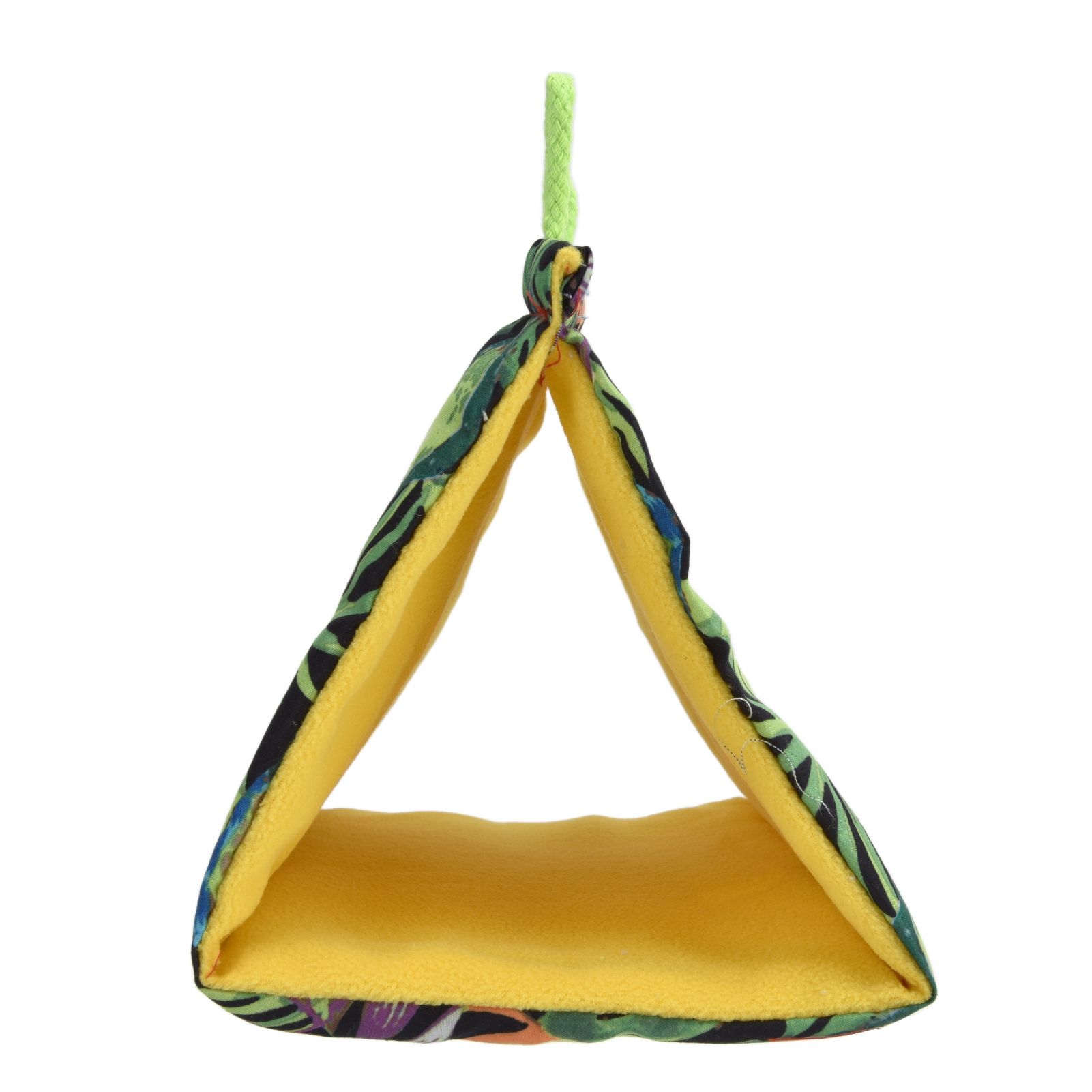 Pet Bird Nest Hammock Triangle Shade Bird Nest Hanging Parrot Hut Tent Bird view 6