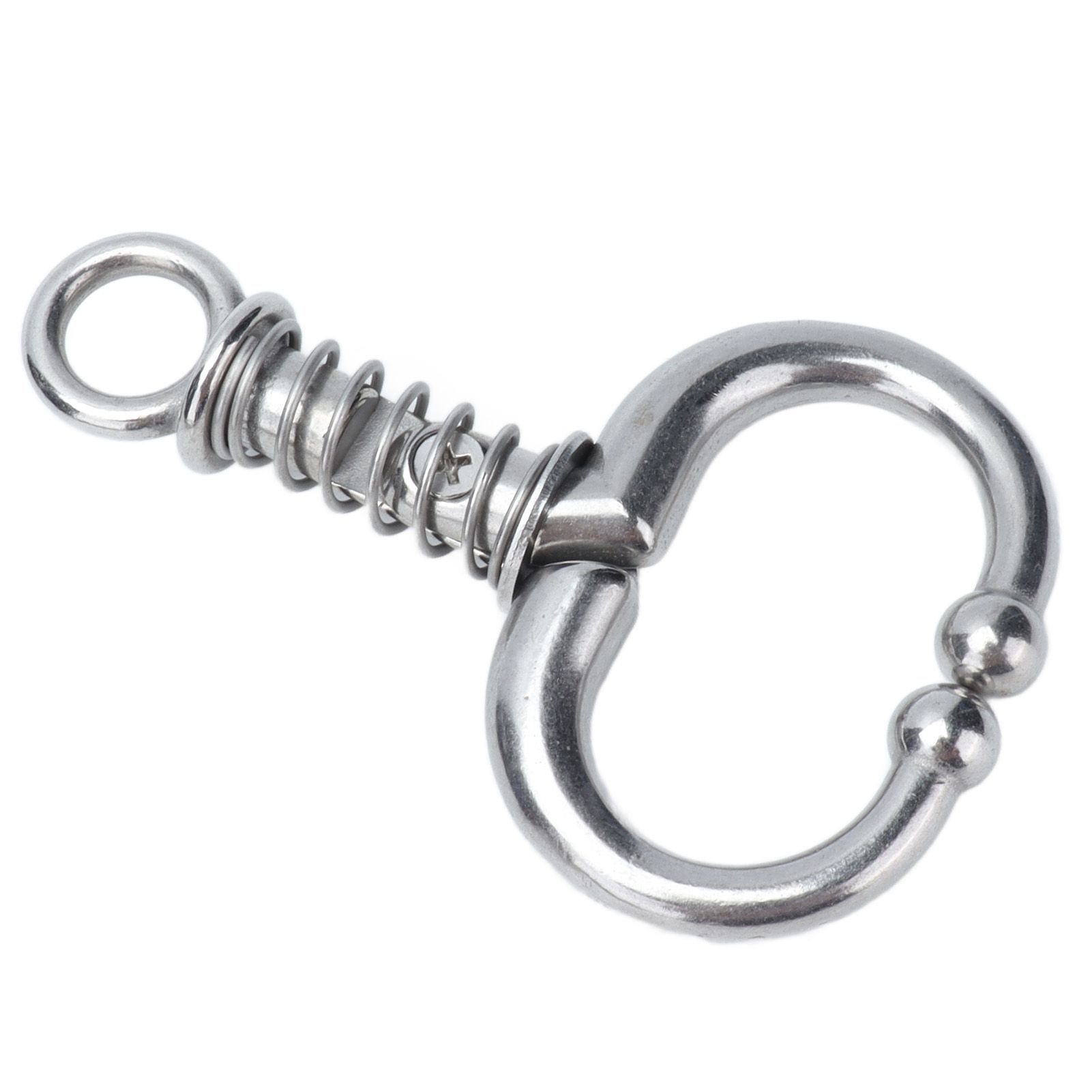 Cattle Nose Ring Stainless Steel Cattle Nose Clamp Bull Cow W Spring Nose Ring view 2