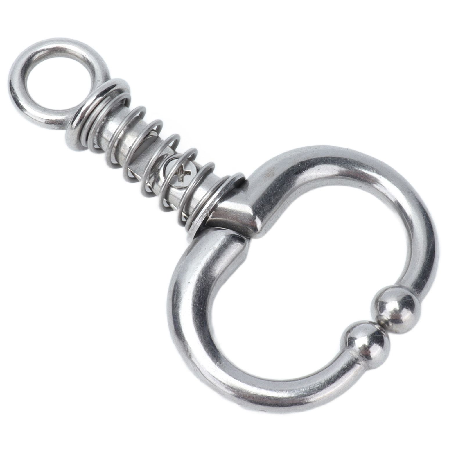 Cattle Nose Ring Stainless Steel Cattle Nose Clamp Bull Cow W Spring Nose Ring view 3