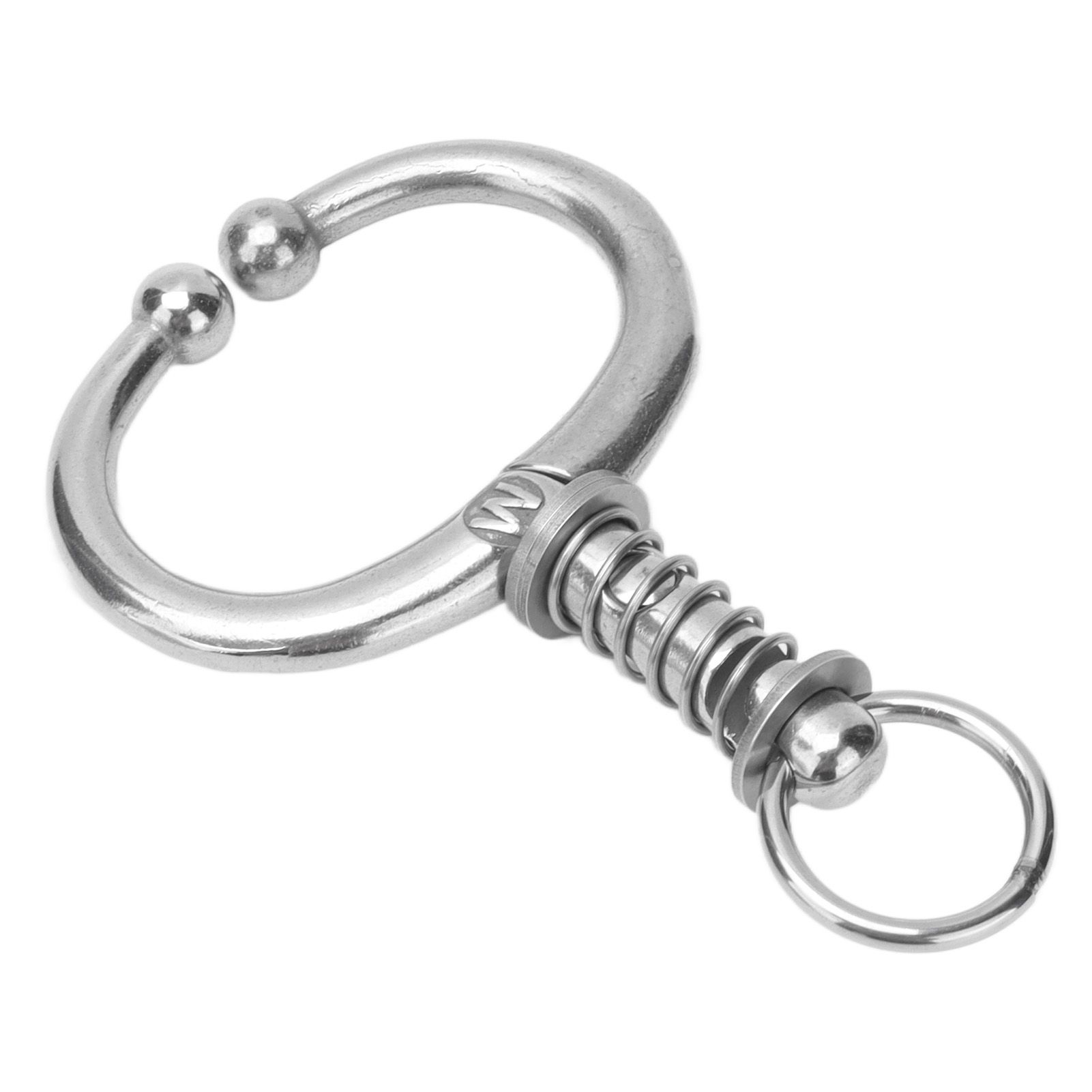 Cattle Nose Ring Stainless Steel Cattle Nose Clamp Bull Cow W Spring Nose Ring view 2