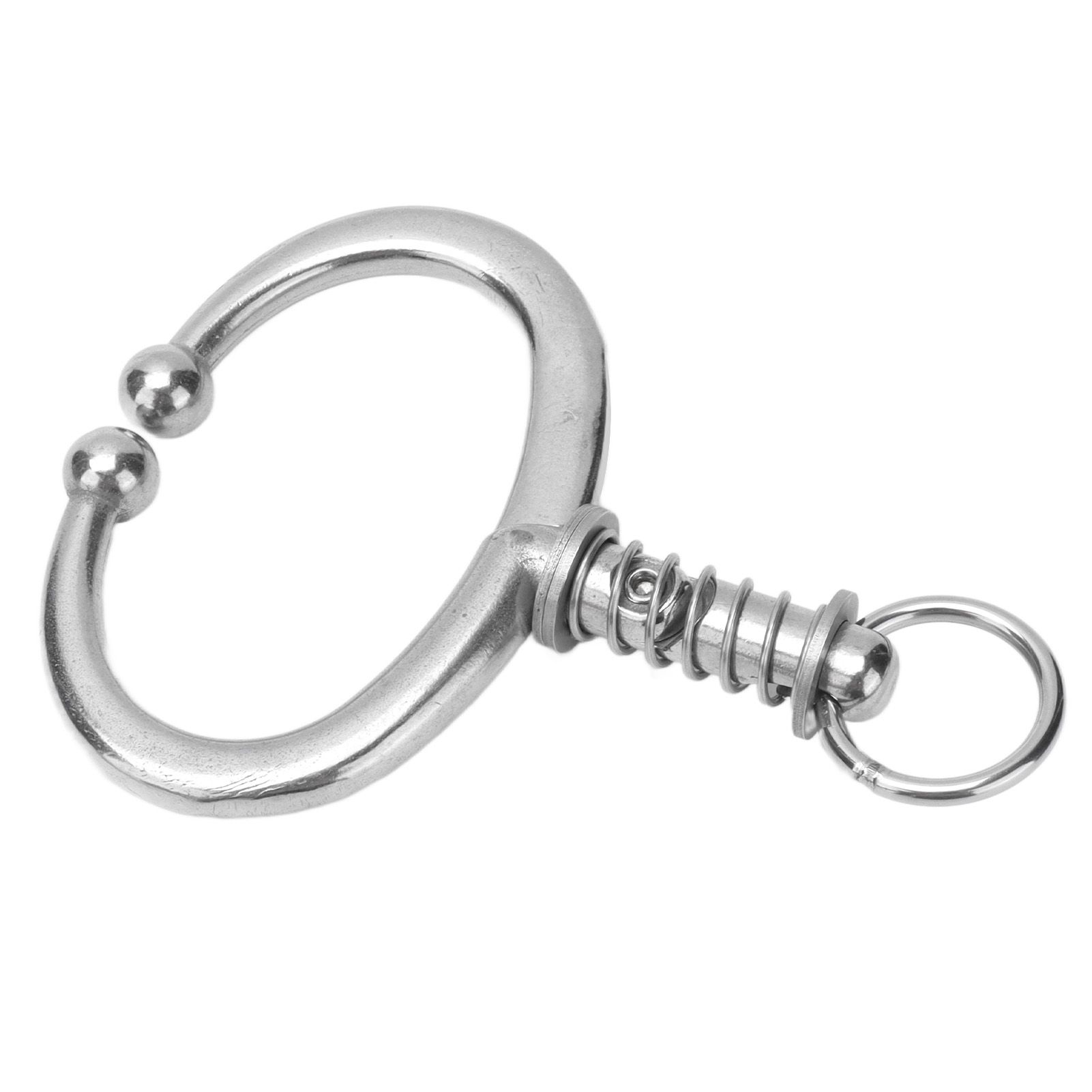 Cattle Nose Ring Stainless Steel Cattle Nose Clamp Bull Cow W Spring Nose Ring view 2