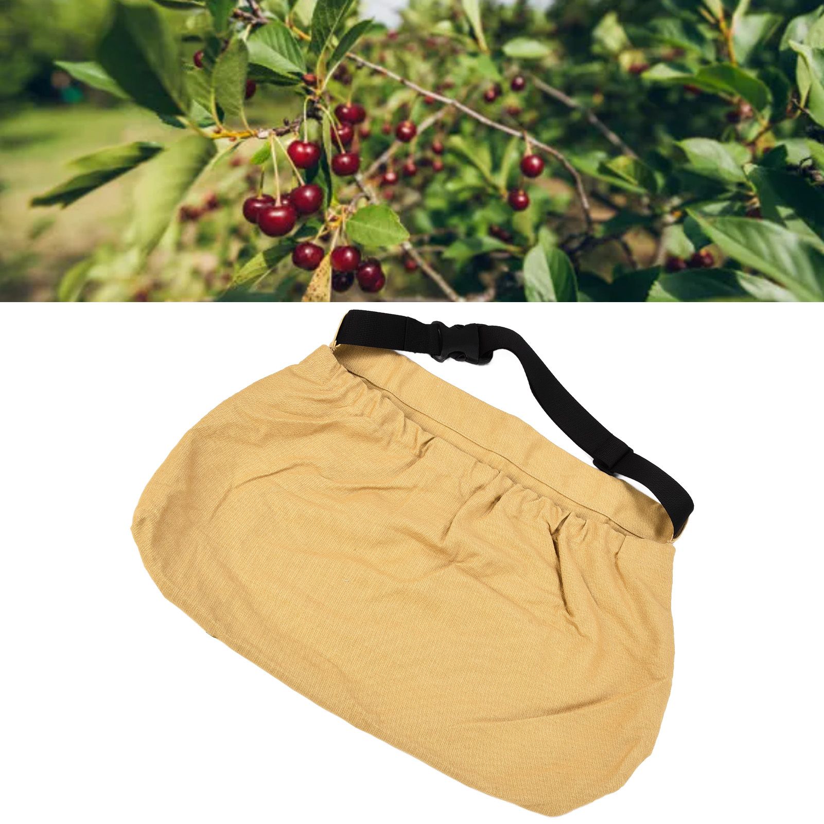 Orchard Picking Bag Waist Hanging Adjustable Oxford Cloth Harvesting Apron for view 12