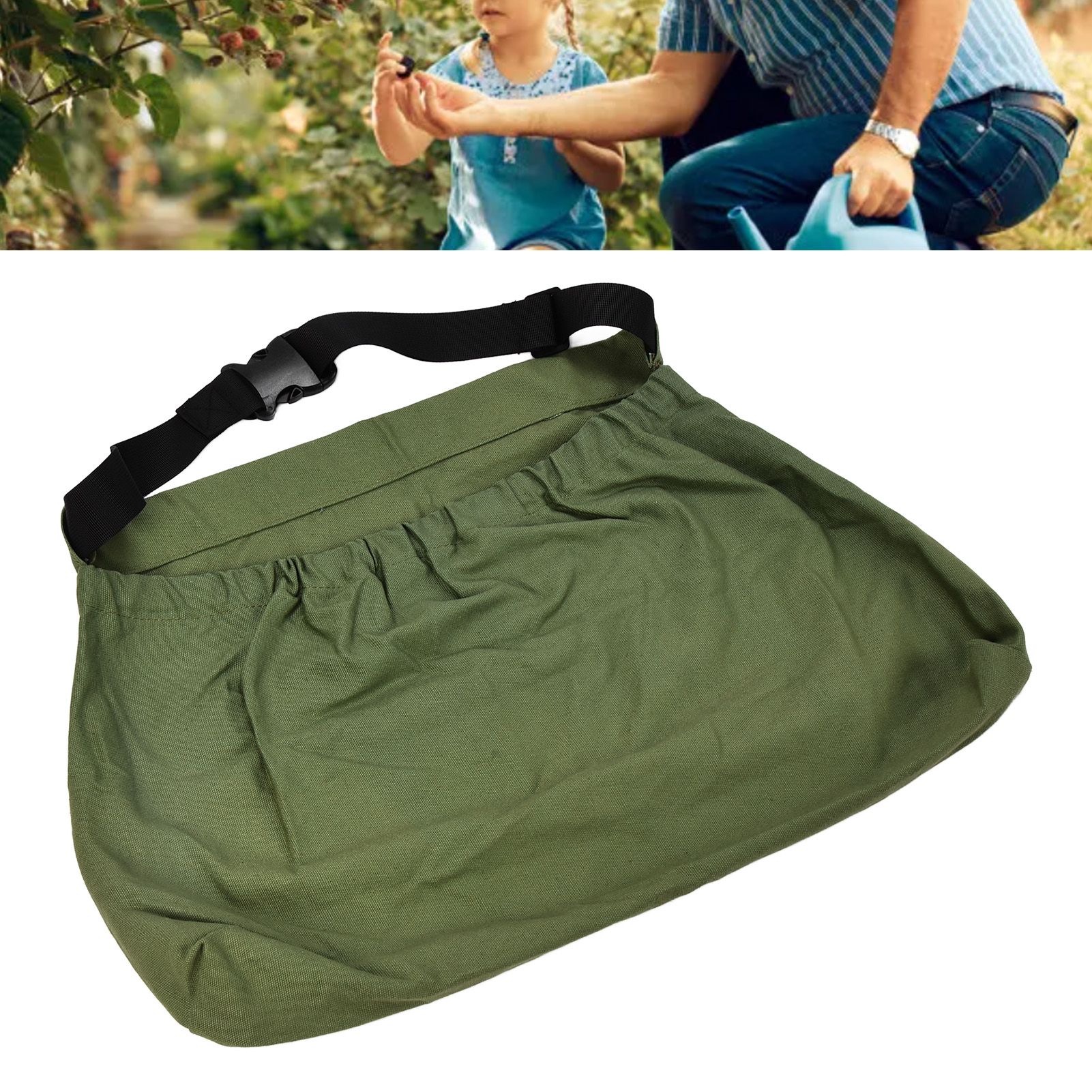 Orchard Picking Bag Waist Hanging Adjustable Oxford Cloth Harvesting Apron for view 11