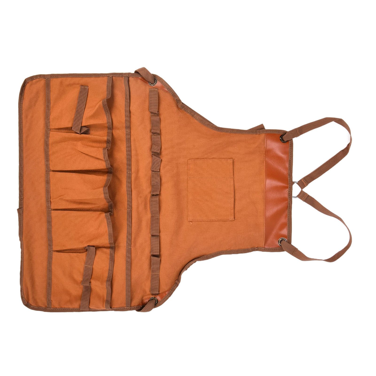 Outdoor Canvas Apron Multifunctional Woodworking Apron for Gardening Camping view 3