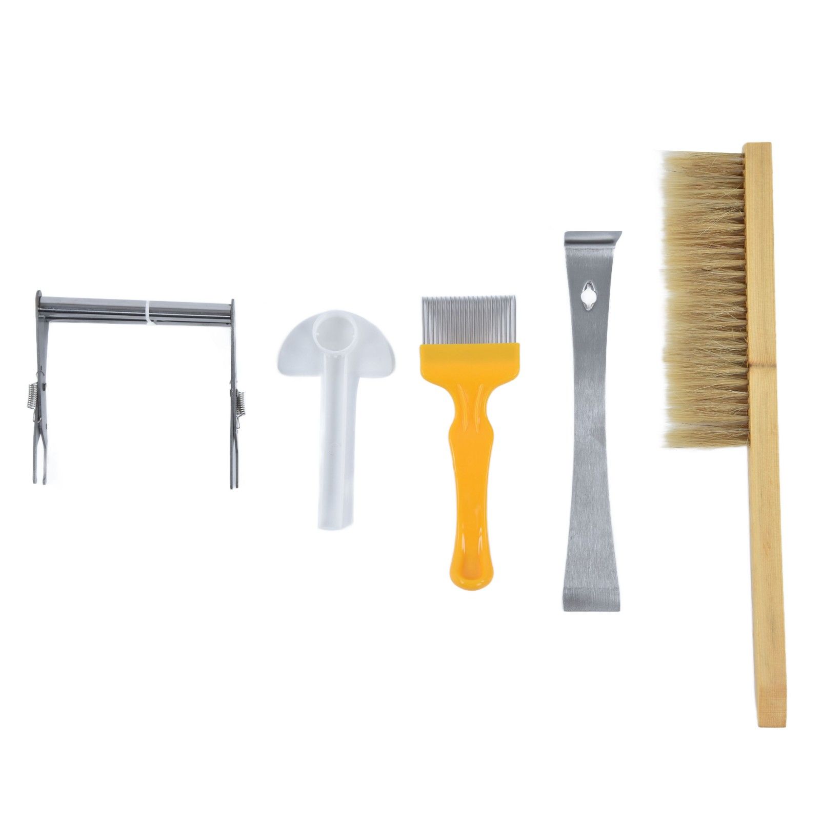 6Pcs/Set Beekeeping Starter Kit Beehive Smoker Frame Grip Uncapping Fork Bee view 13
