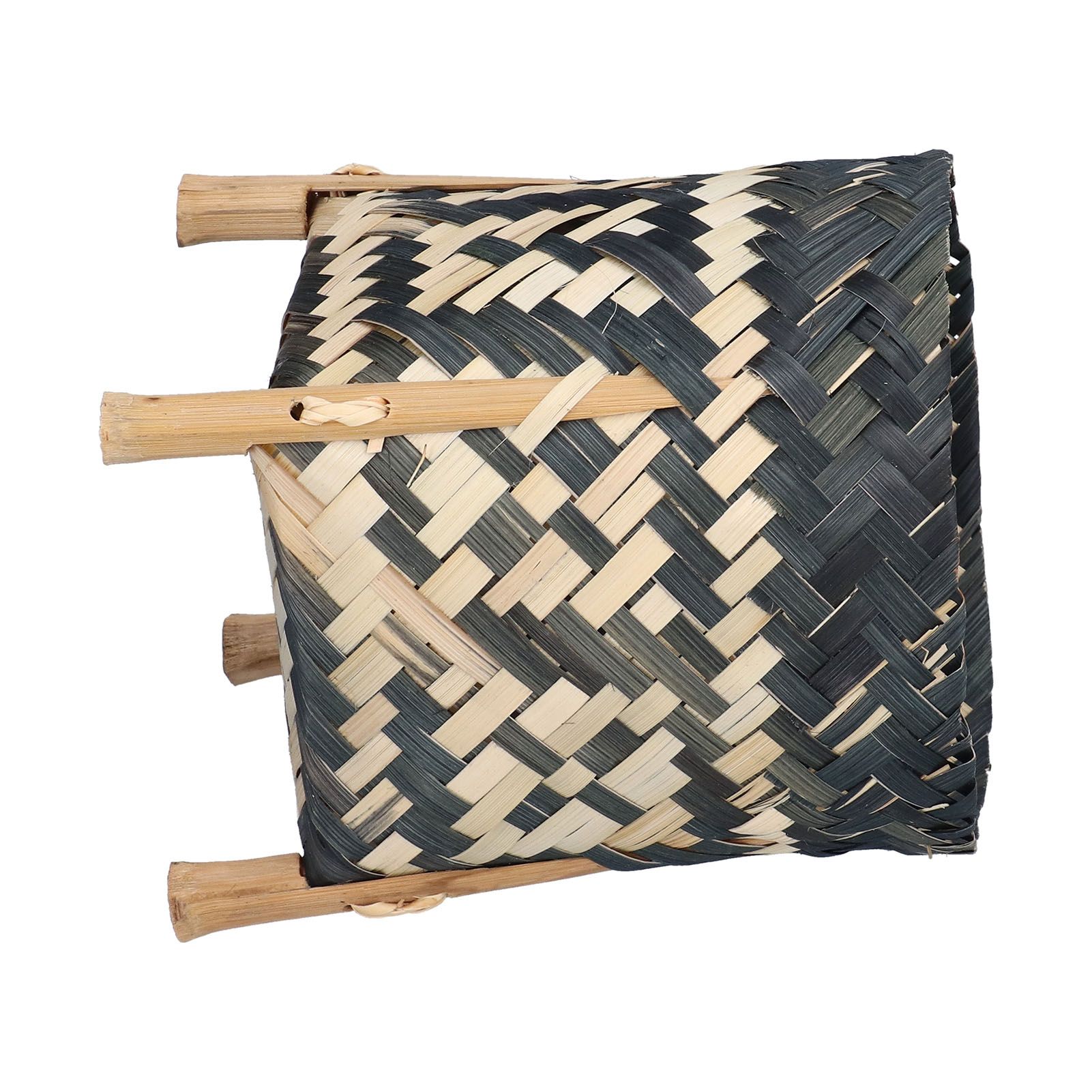 Handwoven Basket Northern Europe Style Bamboo Weaving Plant Basket for Home view 8