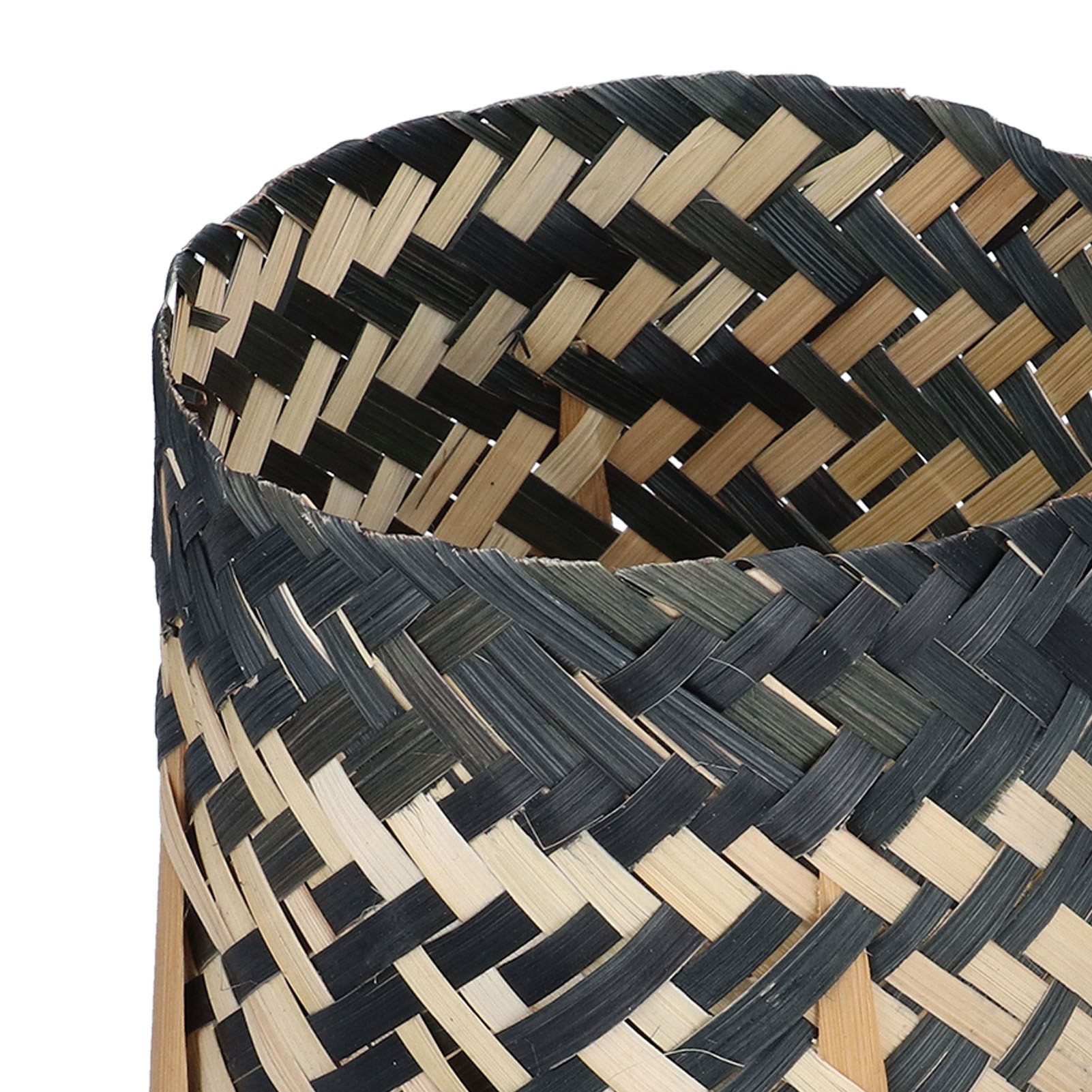 Handwoven Basket Northern Europe Style Bamboo Weaving Plant Basket for Home view 13