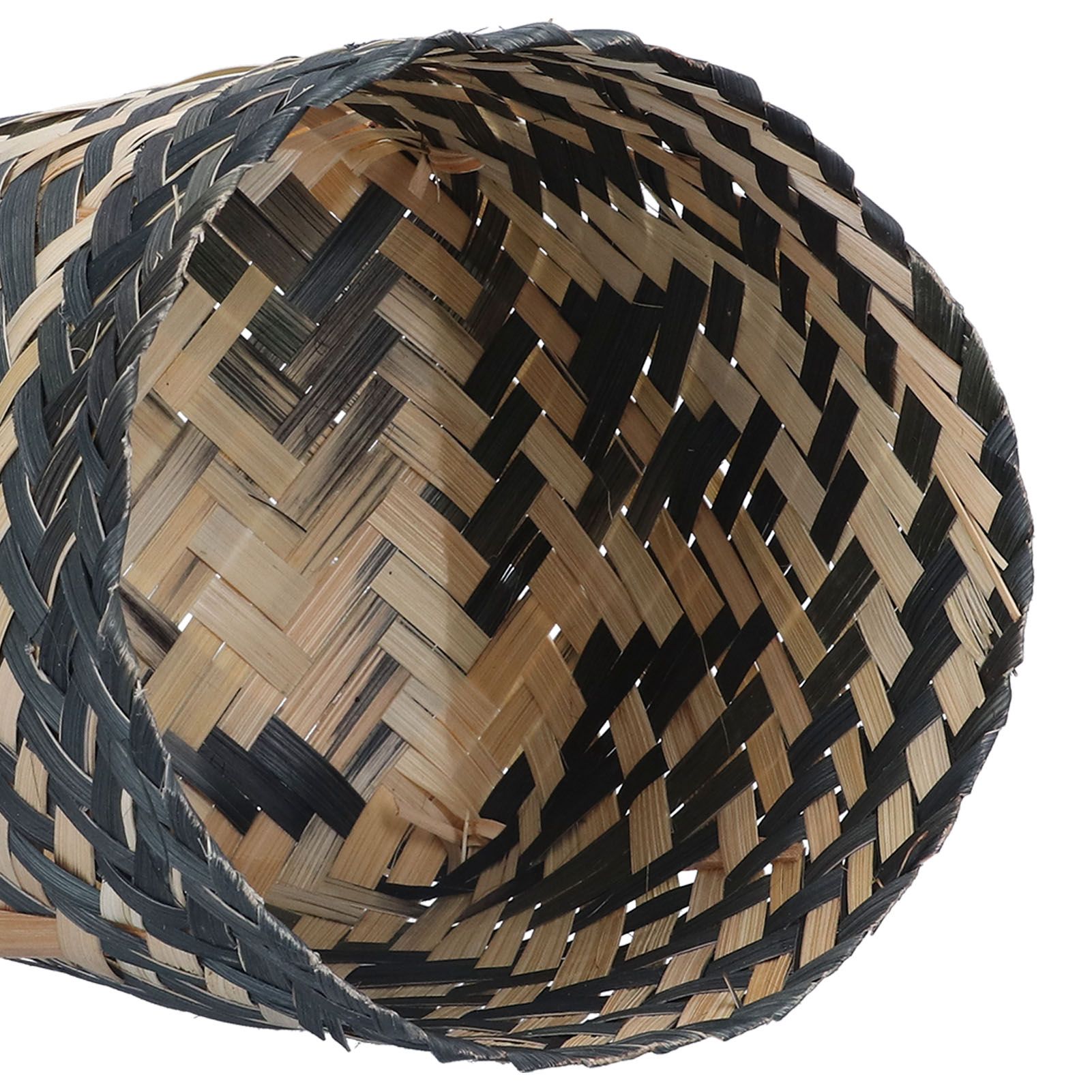 Handwoven Basket Northern Europe Style Bamboo Weaving Plant Basket for Home view 15
