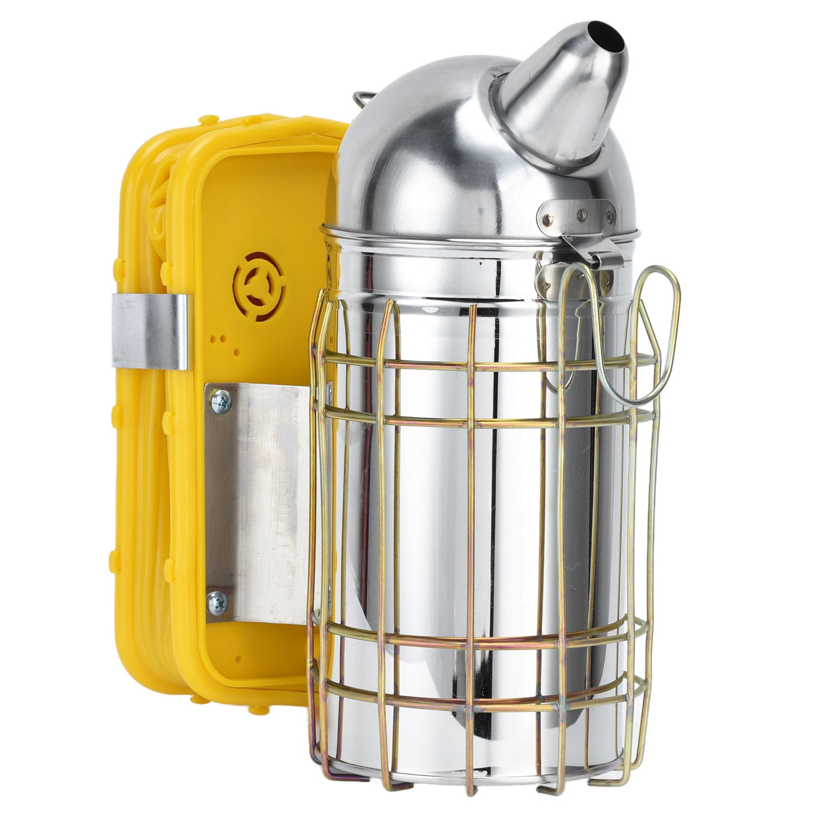 Pointed Beehive Smoker with Heat Protection Board Stainless Steel Bee Smoker view 3