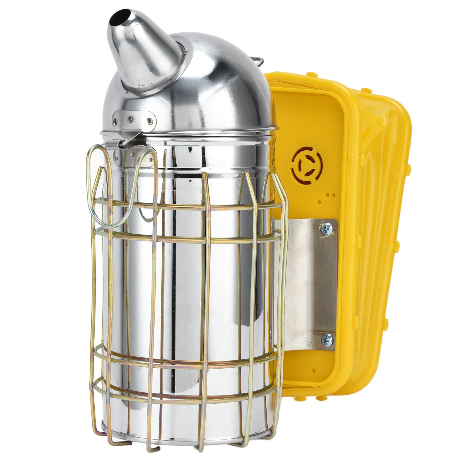 Pointed Beehive Smoker with Heat Protection Board Stainless Steel Bee Smoker view 4