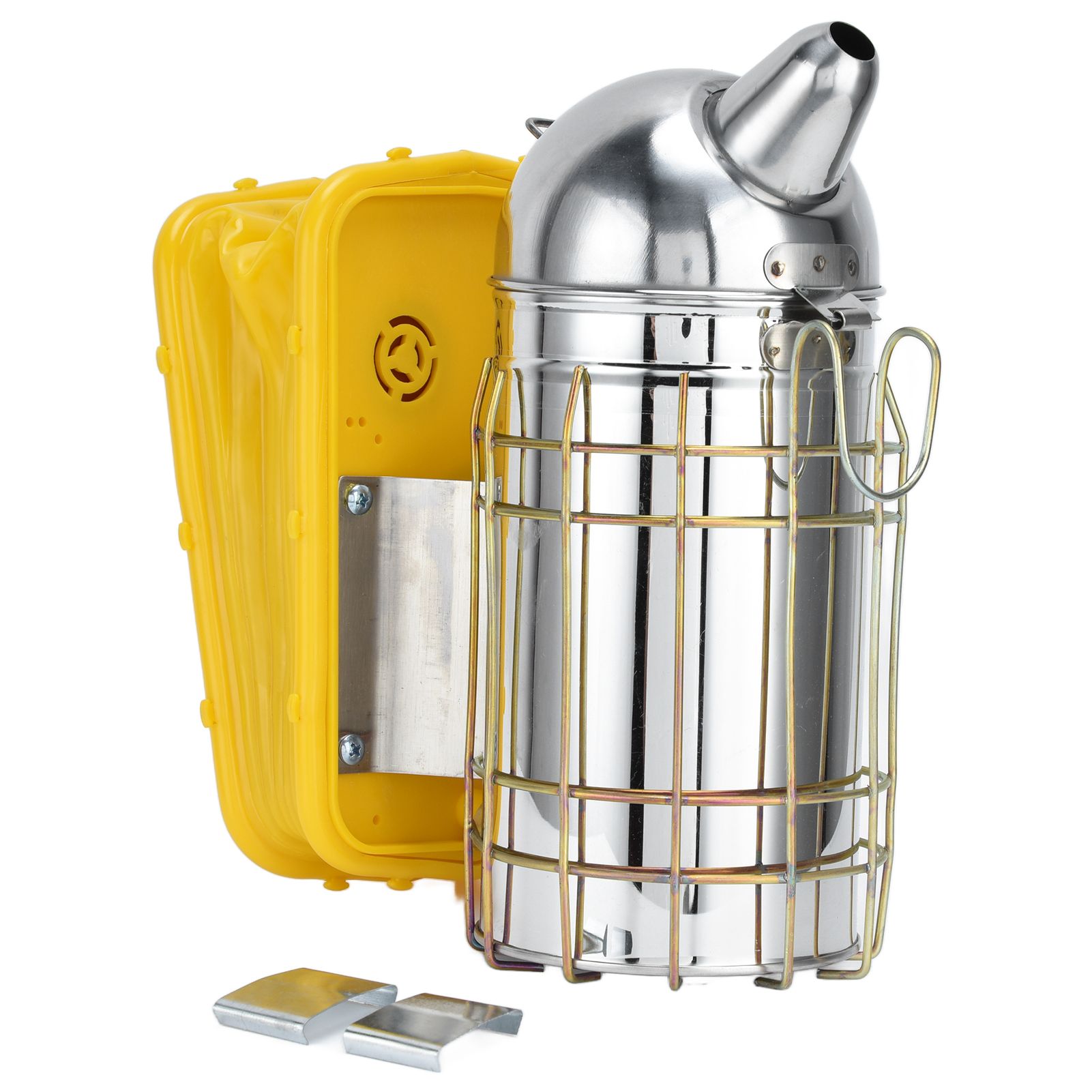 Pointed Beehive Smoker with Heat Protection Board Stainless Steel Bee Smoker view 5