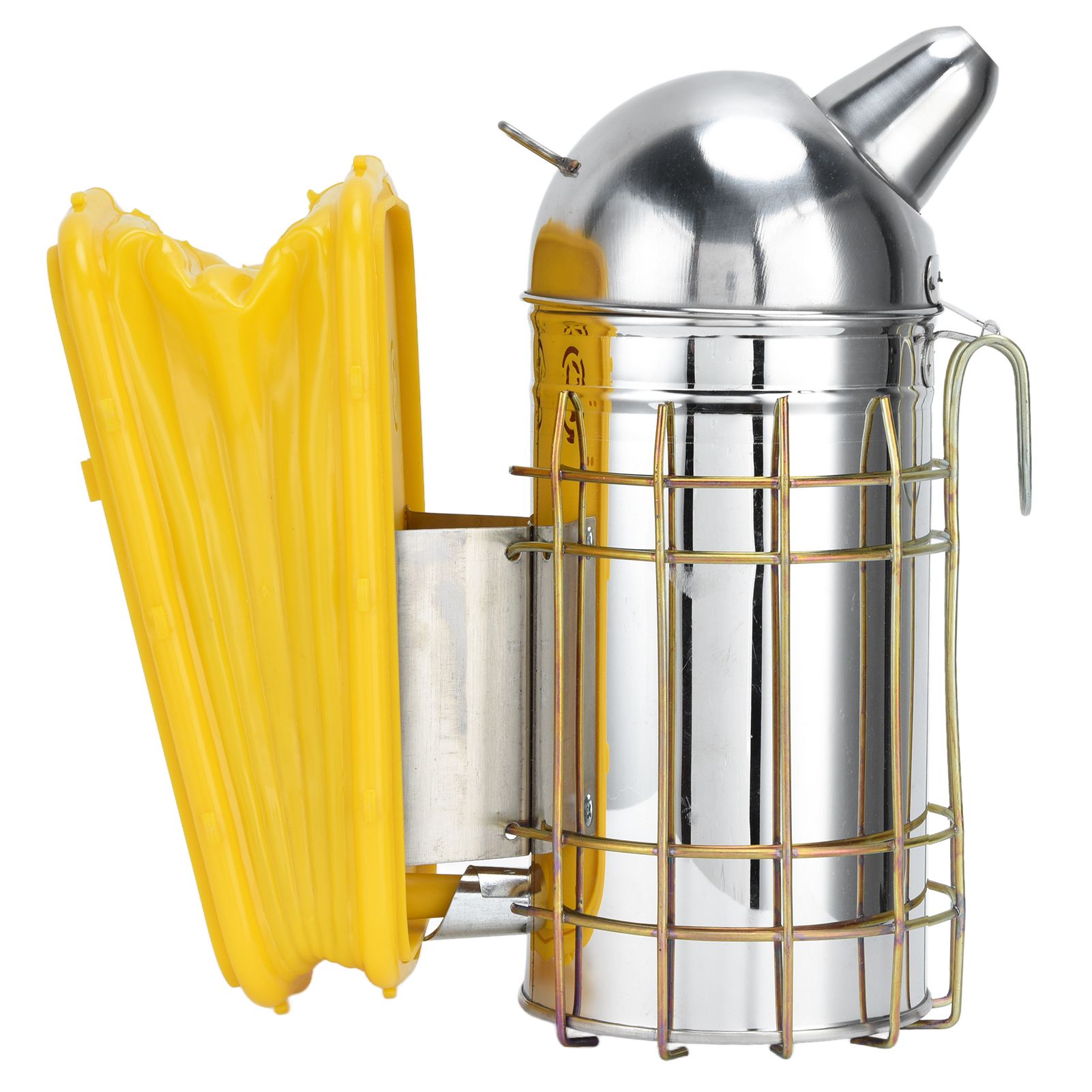 Pointed Beehive Smoker with Heat Protection Board Stainless Steel Bee Smoker view 7