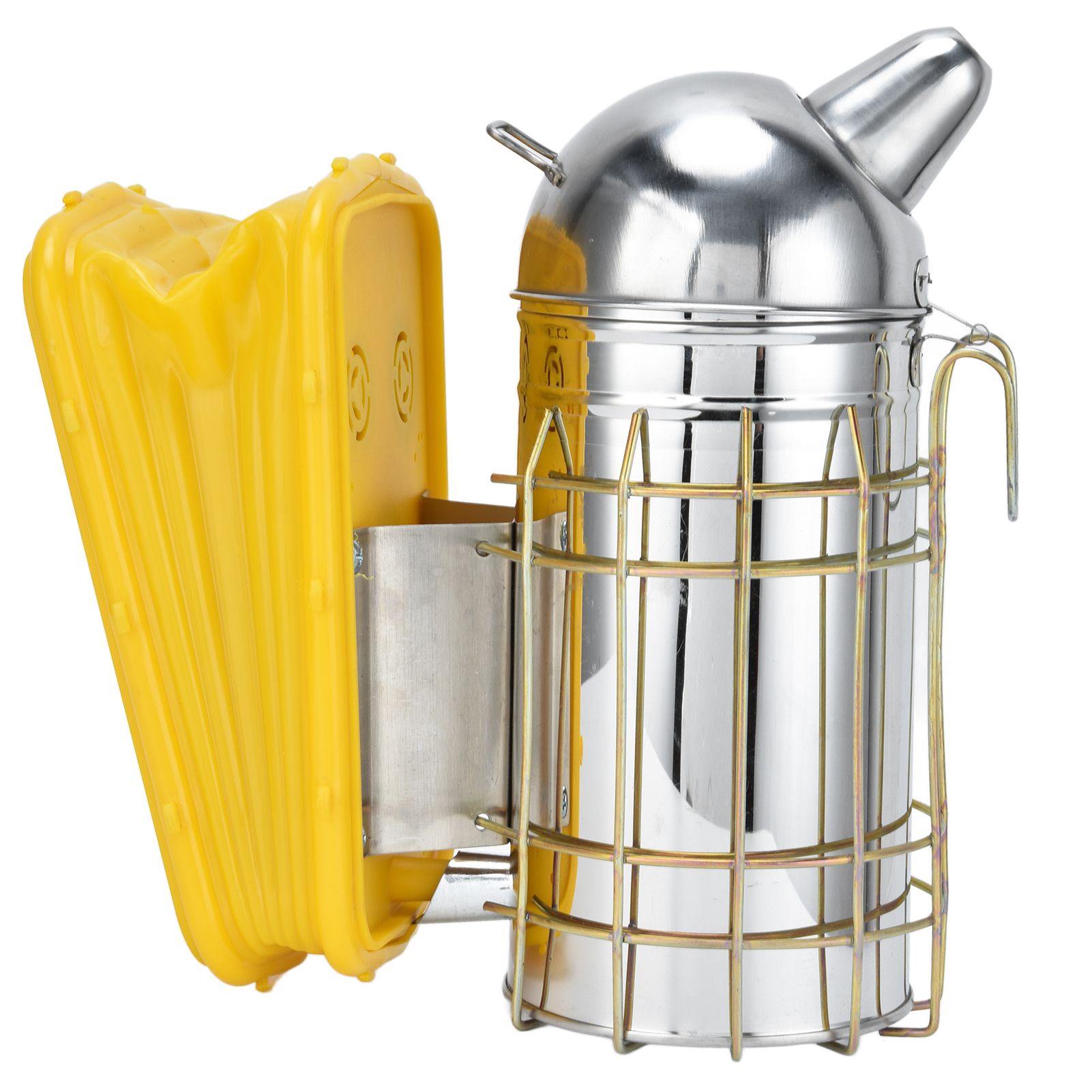 Pointed Beehive Smoker with Heat Protection Board Stainless Steel Bee Smoker view 10