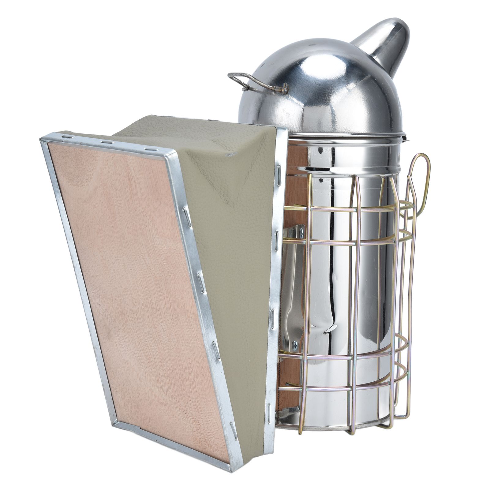 Pointed Beehive Smoker Stainless Steel Beekeeping Equipment Apiculture Tool view 4