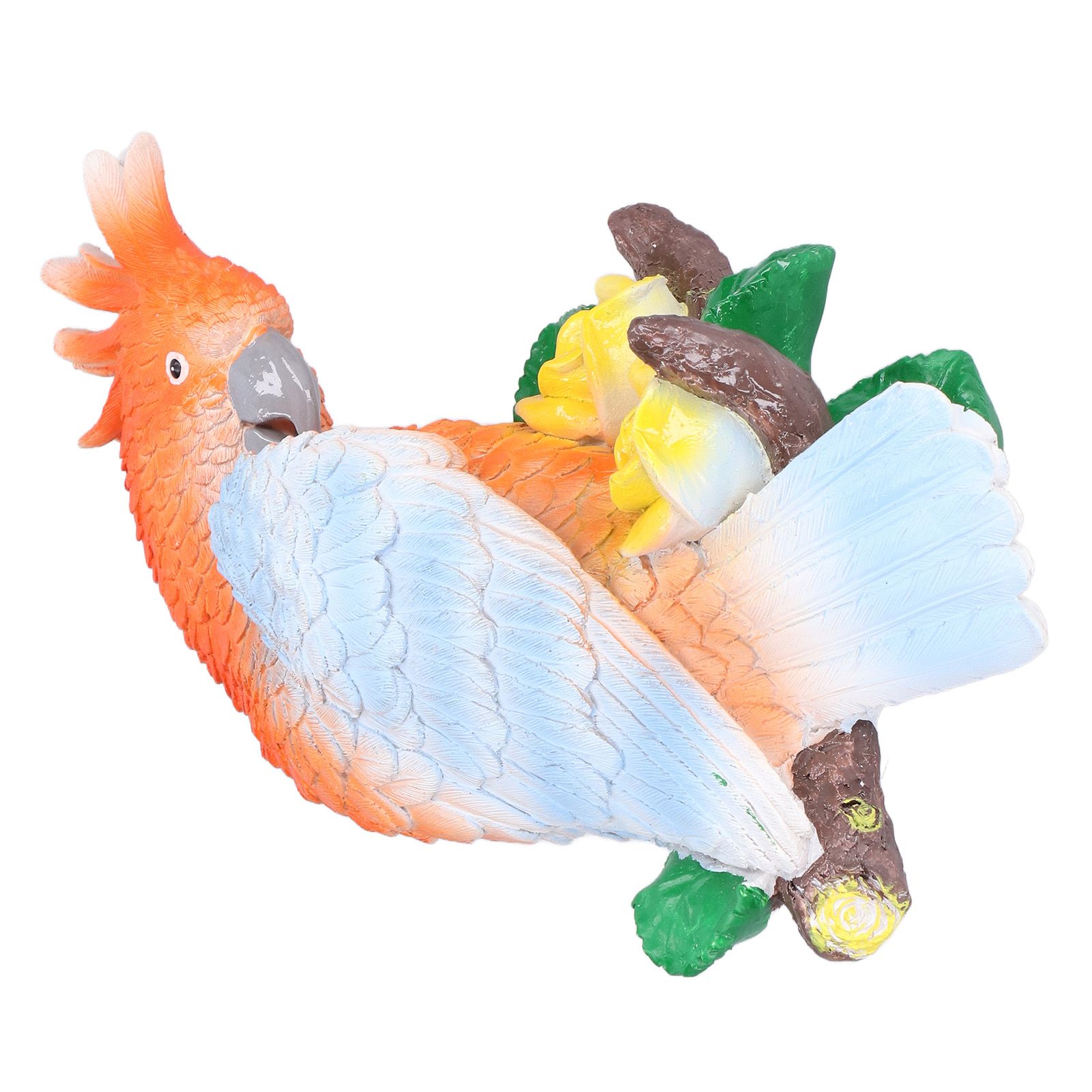 Cockatoo Ornaments Resin Cockatoo Sculptures Decoration for Landscape Home view 3