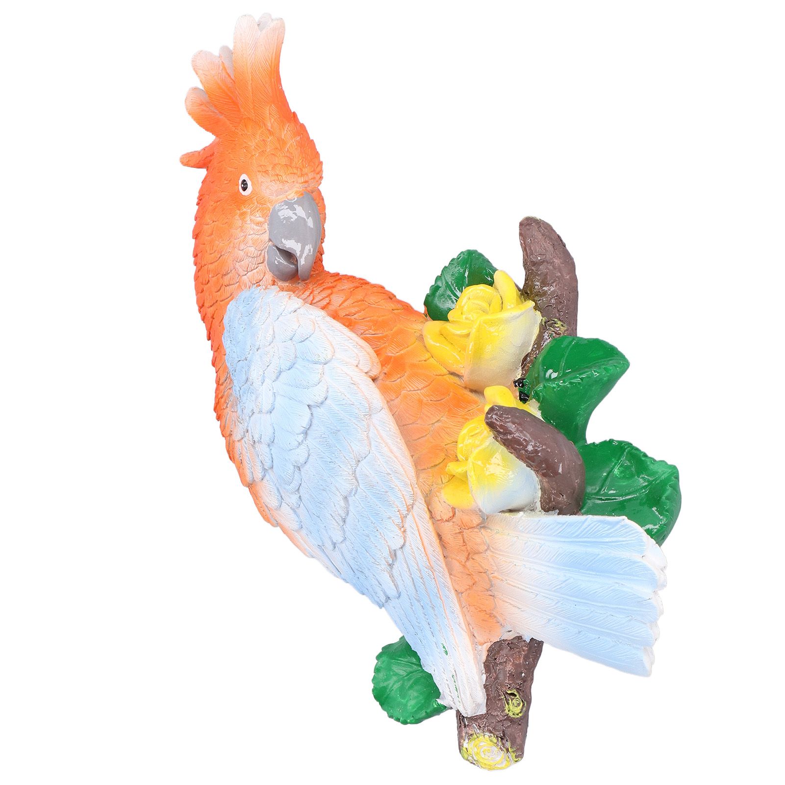 Cockatoo Ornaments Resin Cockatoo Sculptures Decoration for Landscape Home view 4