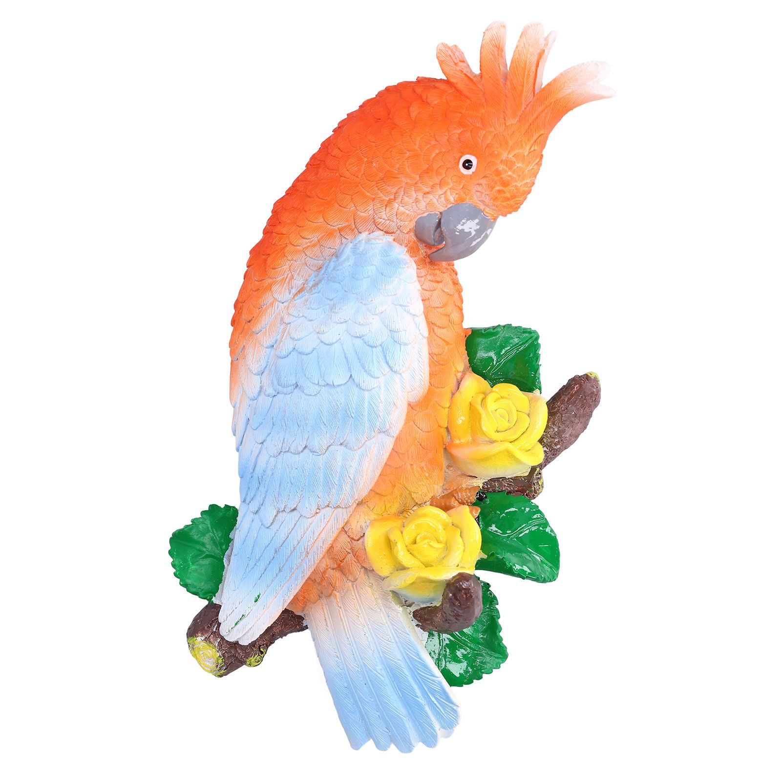 Cockatoo Ornaments Resin Cockatoo Sculptures Decoration for Landscape Home view 6