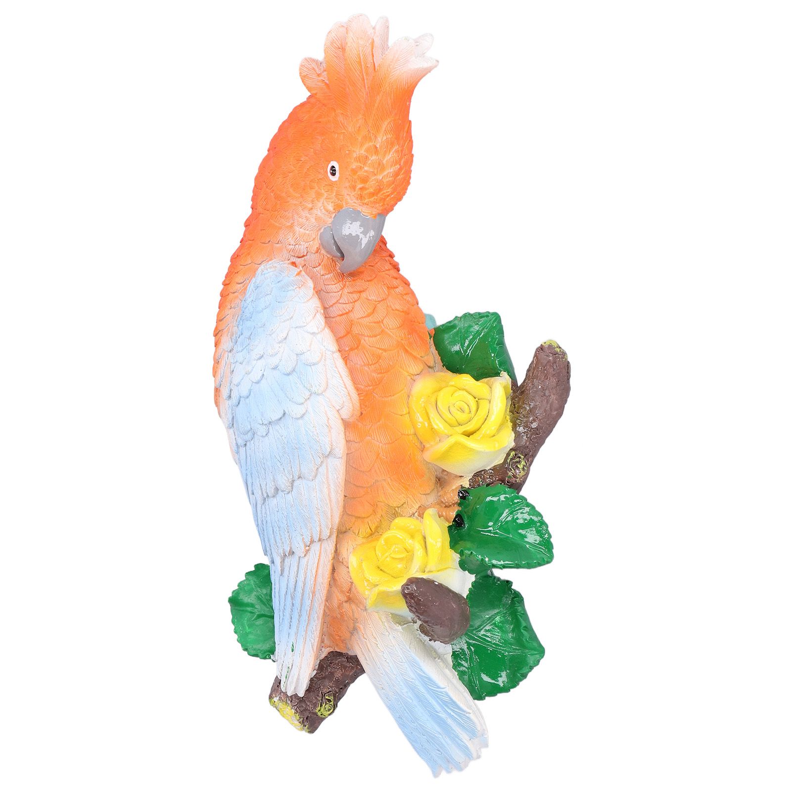 Cockatoo Ornaments Resin Cockatoo Sculptures Decoration for Landscape Home view 8