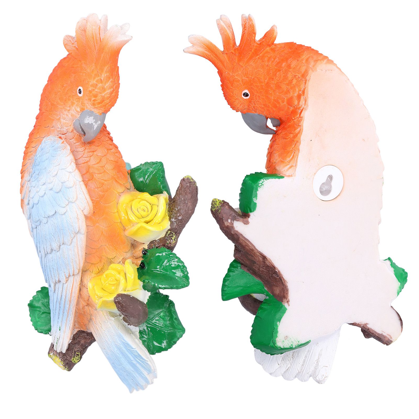 Cockatoo Ornaments Resin Cockatoo Sculptures Decoration for Landscape Home view 10