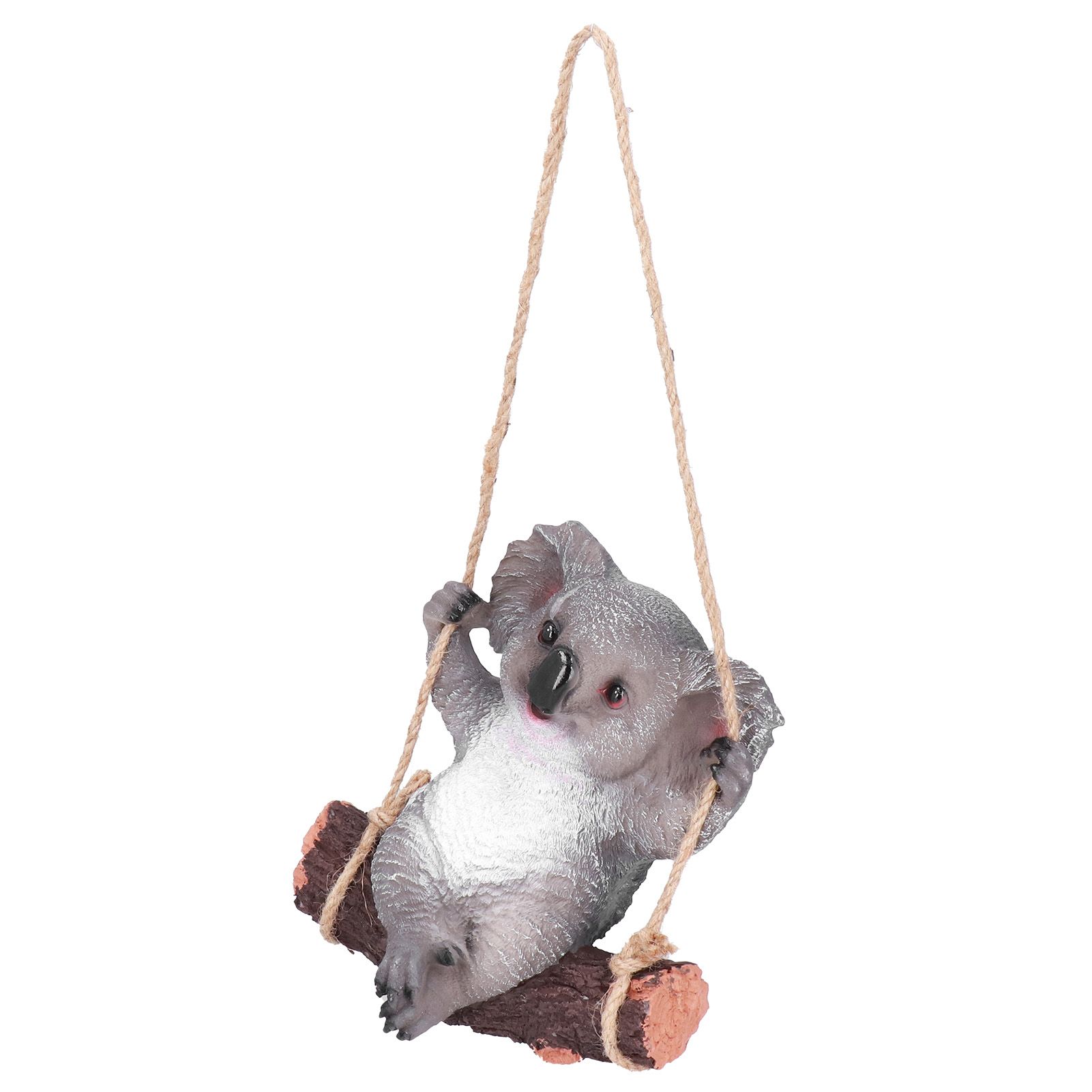 Resin Swinging Koala Animal Model Figurine Statue Sculpture Hanging Ornament view 2