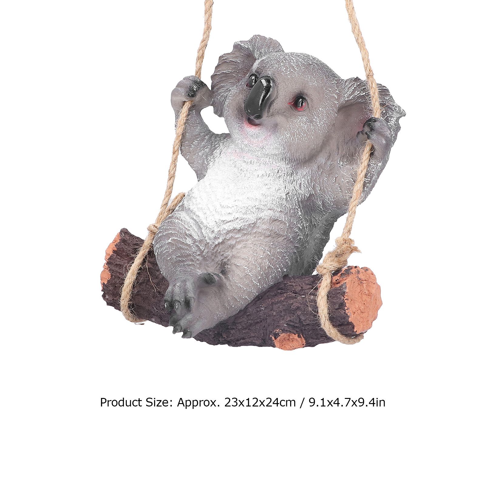 Resin Swinging Koala Animal Model Figurine Statue Sculpture Hanging Ornament view 13